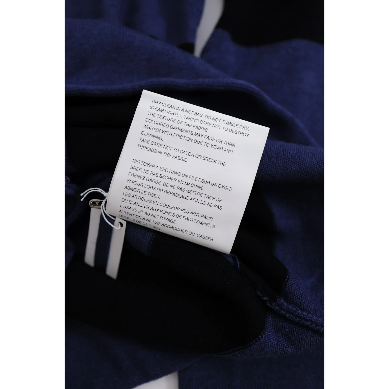 COMME DES GARÇONS Sweat Marine vintage, passéist — photo 10