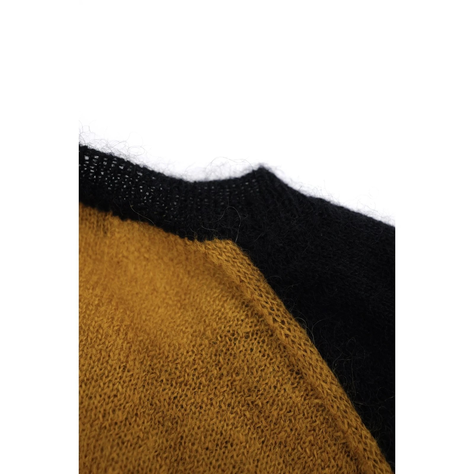YOHJI YAMAMOTO Pull en laine Noir vintage, passéist — photo 12