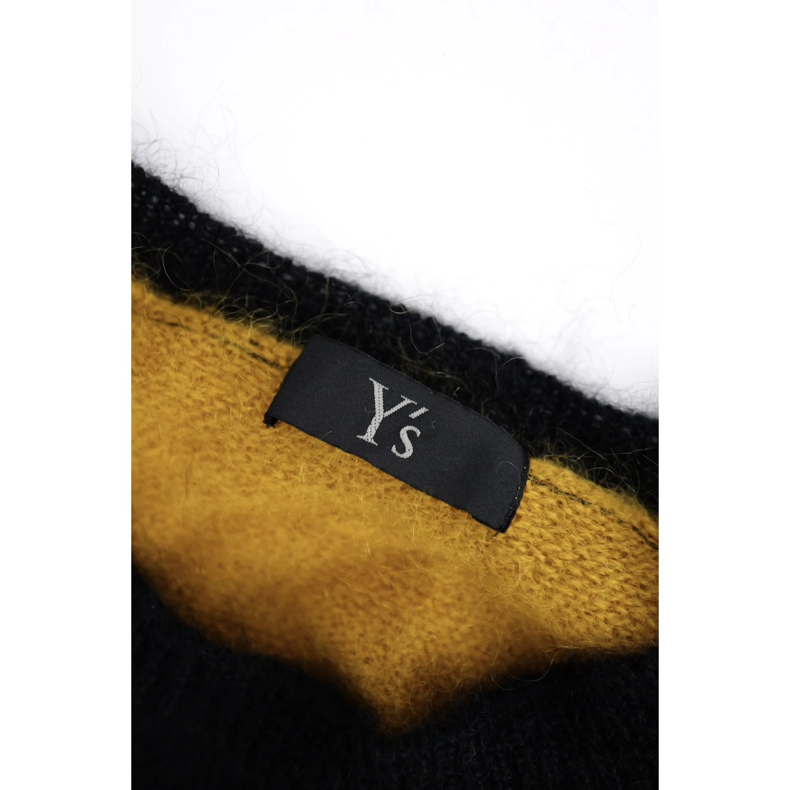 YOHJI YAMAMOTO Pull en laine Noir vintage, passéist — photo 4