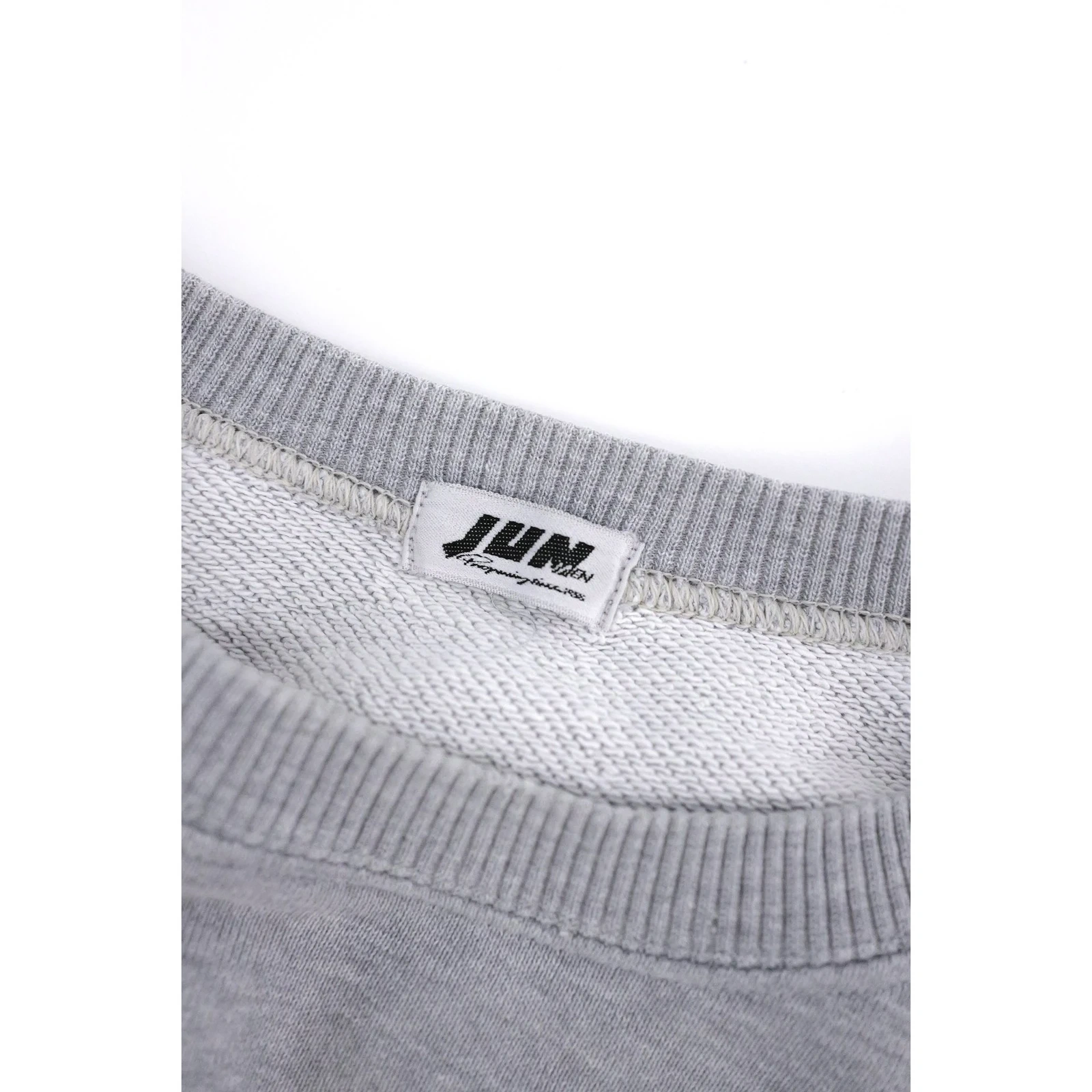 JUN MEN Sweat Gris vintage, passéist — photo 15