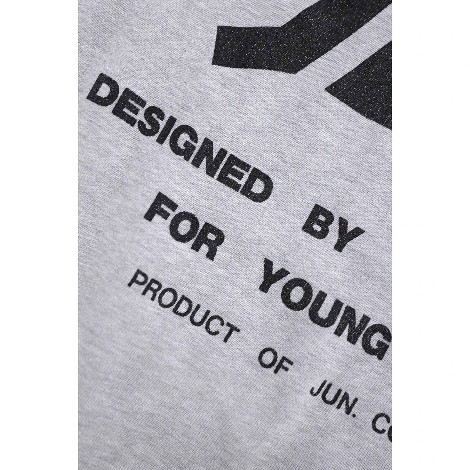 JUN MEN Sweat Gris vintage, passéist — photo 8
