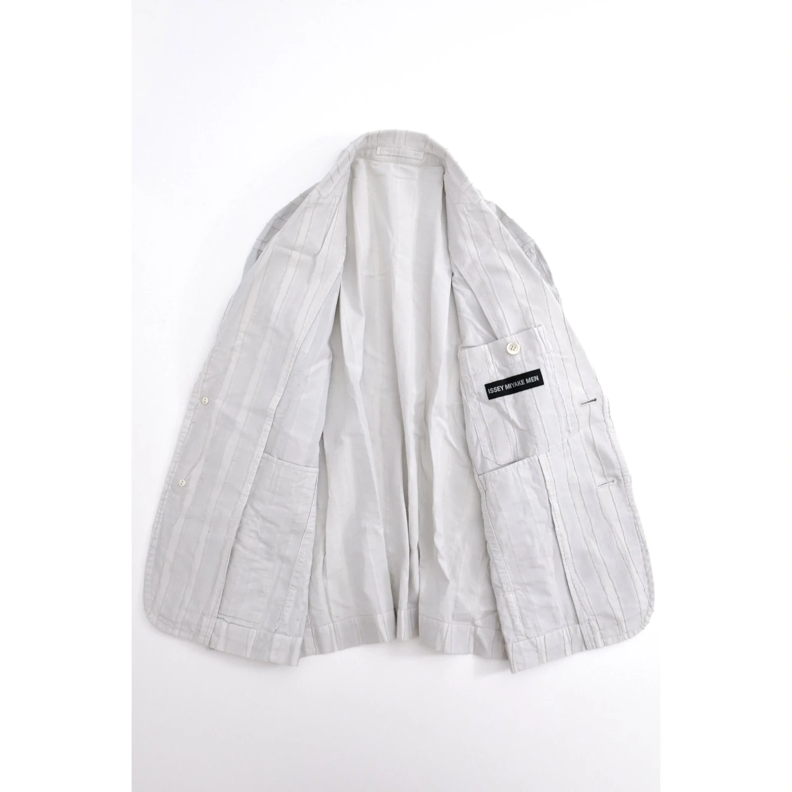 ISSEY MIYAKE Gilet Gris vintage, passéist — photo 10
