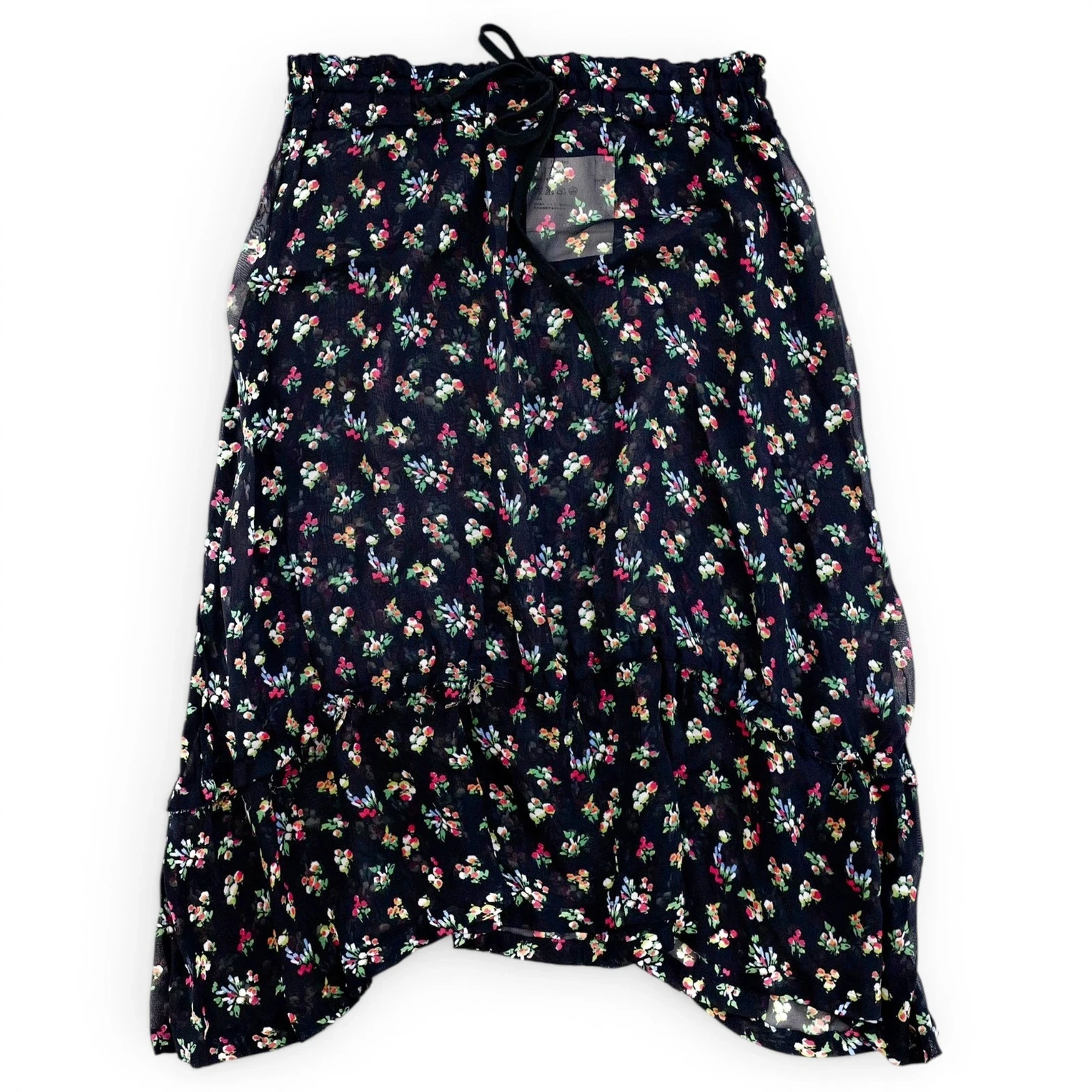 COMME DES GARÇONS Mini jupe Noir vintage, passéist — photo 1