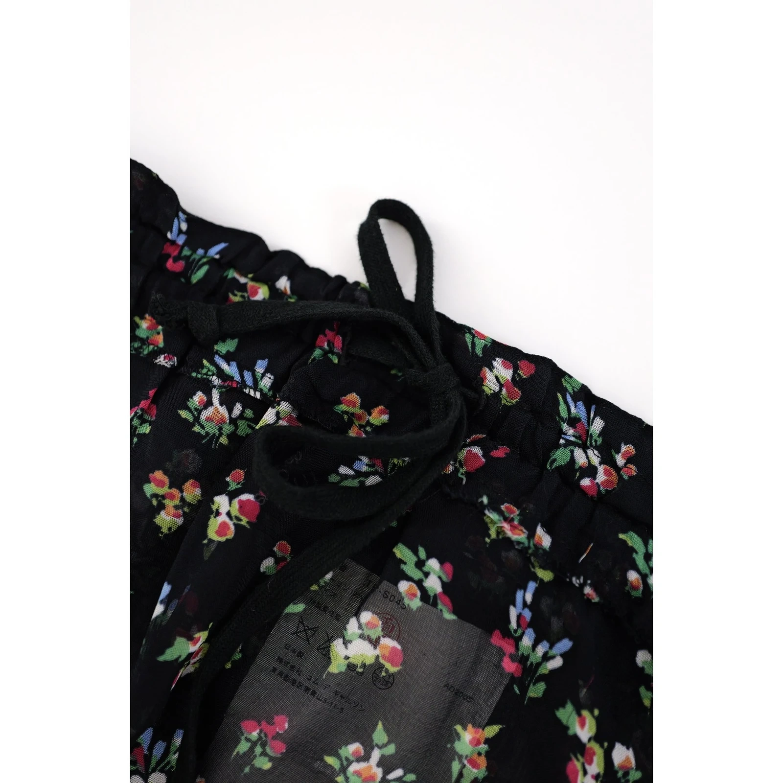 COMME DES GARÇONS Mini jupe Noir vintage, passéist — photo 8