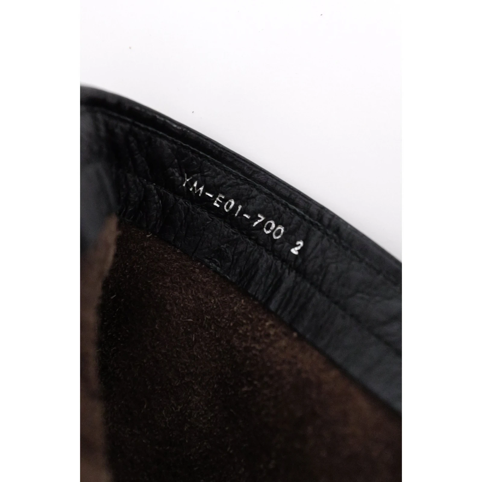 YOHJI YAMAMOTO Bottes en cuir Noir vintage, passéist — photo 14