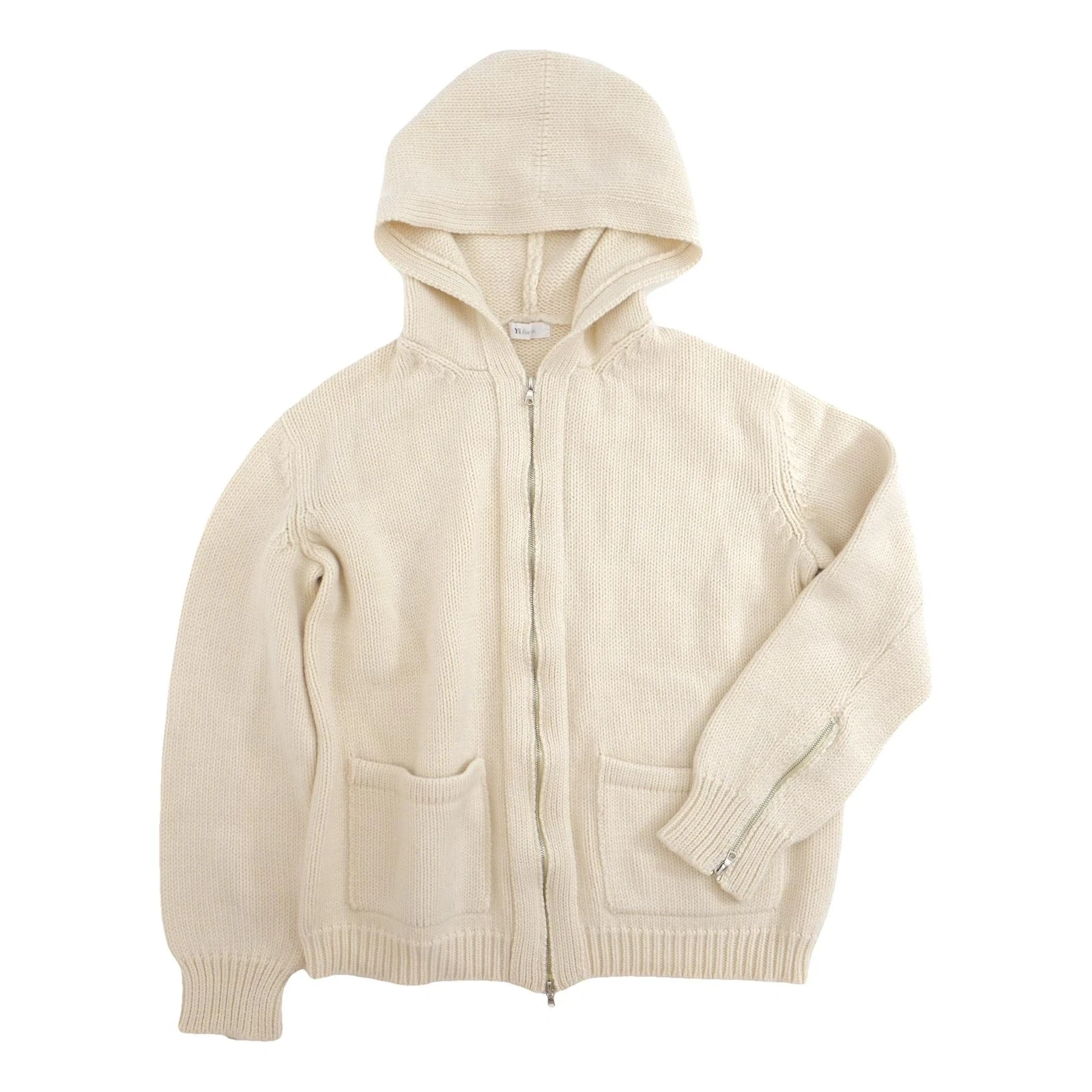 YOHJI YAMAMOTO Gilet en laine Beige vintage, passéist — photo 1