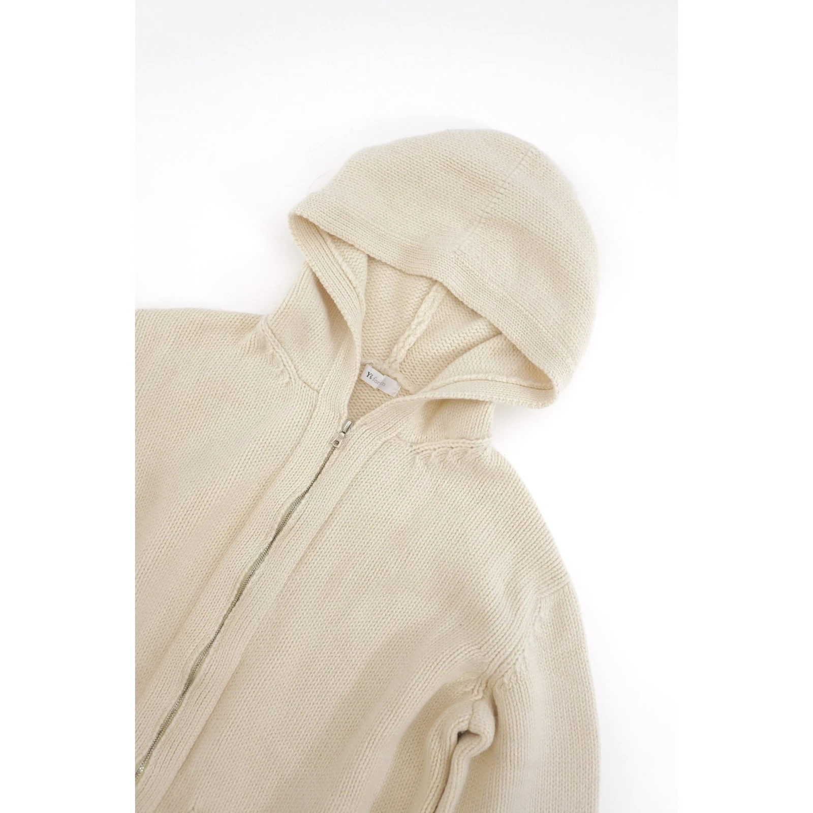 YOHJI YAMAMOTO Gilet en laine Beige vintage, passéist — photo 3