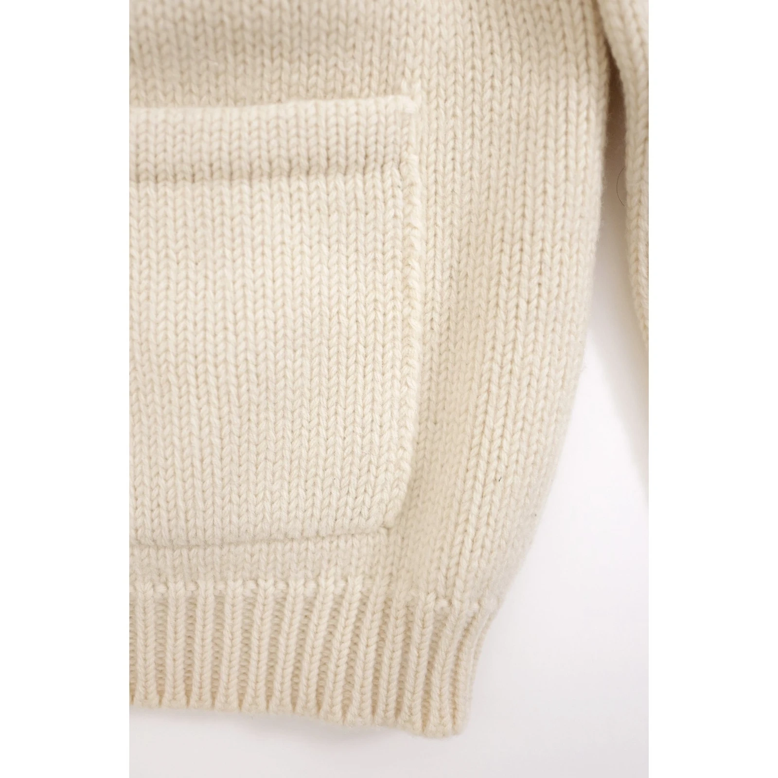 YOHJI YAMAMOTO Gilet en laine Beige vintage, passéist — photo 5