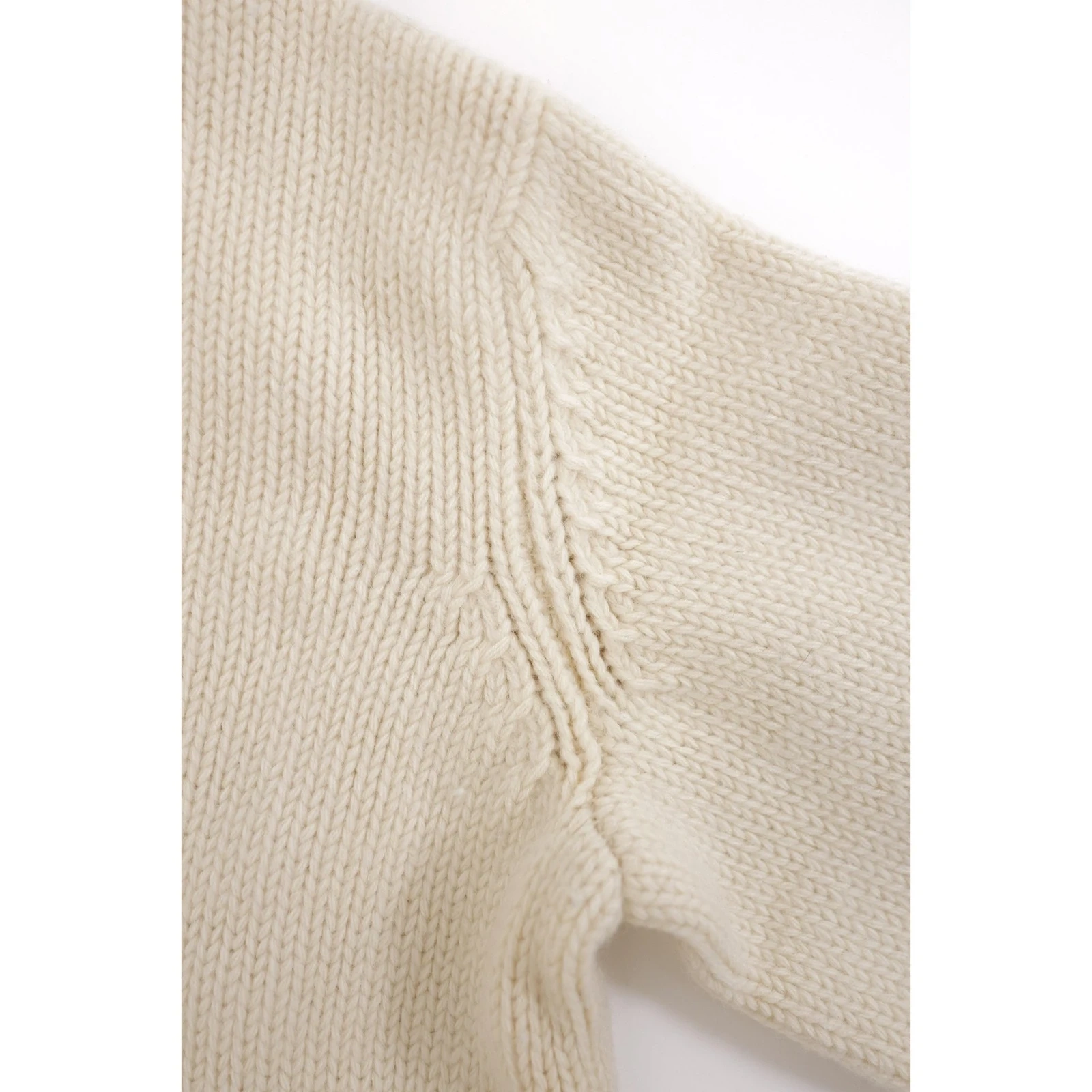 YOHJI YAMAMOTO Gilet en laine Beige vintage, passéist — photo 8