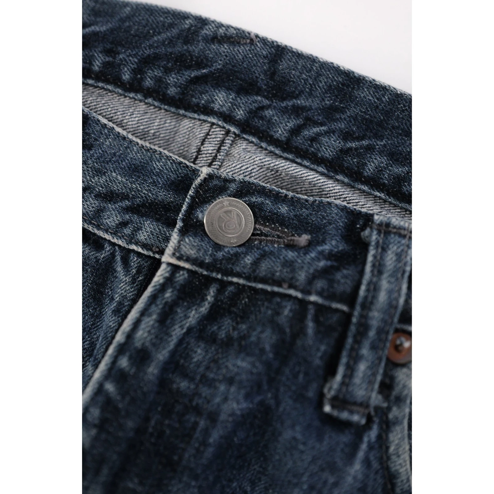 45RPM Jean droit Bleu vintage, passéist — photo 4