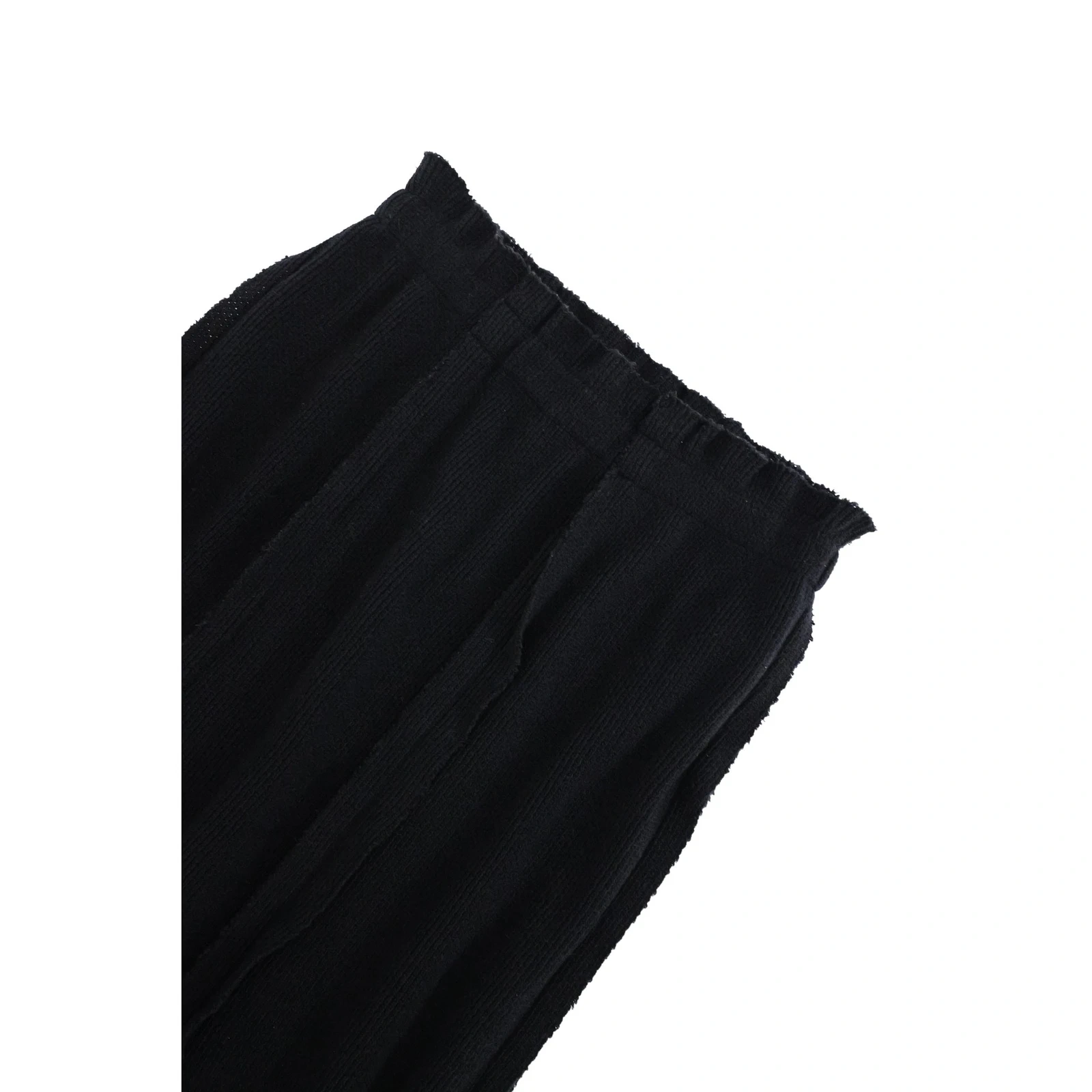 COMME DES GARÇONS Jupe longue en laine Noir vintage, passéist — photo 2