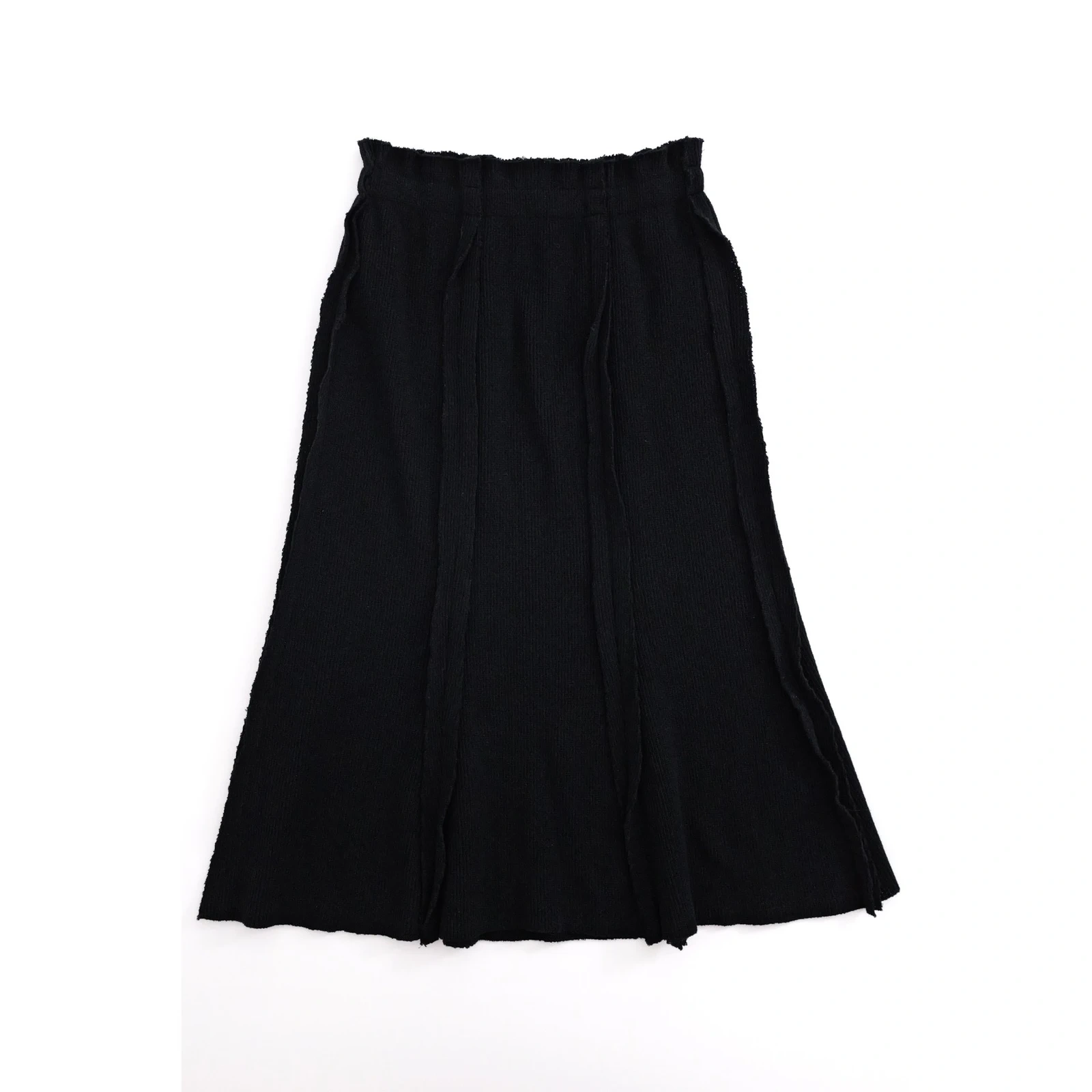 COMME DES GARÇONS Jupe longue en laine Noir vintage, passéist — photo 12