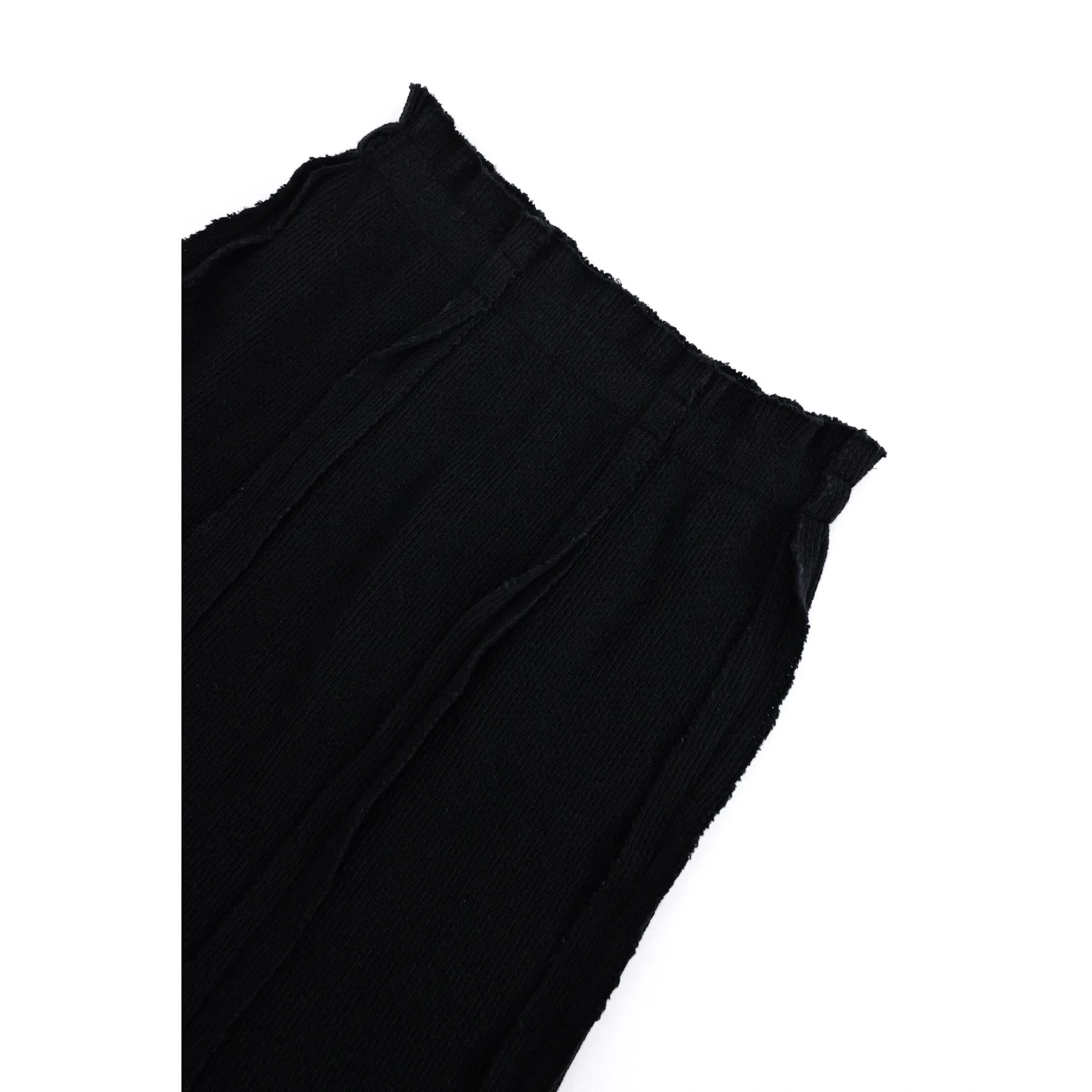 COMME DES GARÇONS Jupe longue en laine Noir vintage, passéist — photo 13