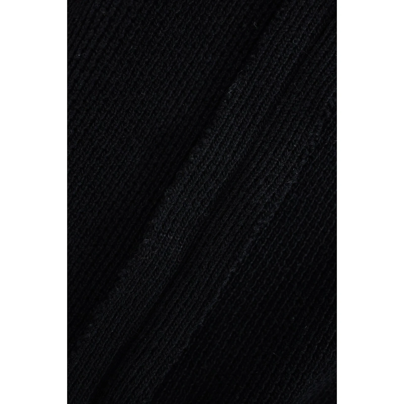 COMME DES GARÇONS Jupe longue en laine Noir vintage, passéist — photo 6