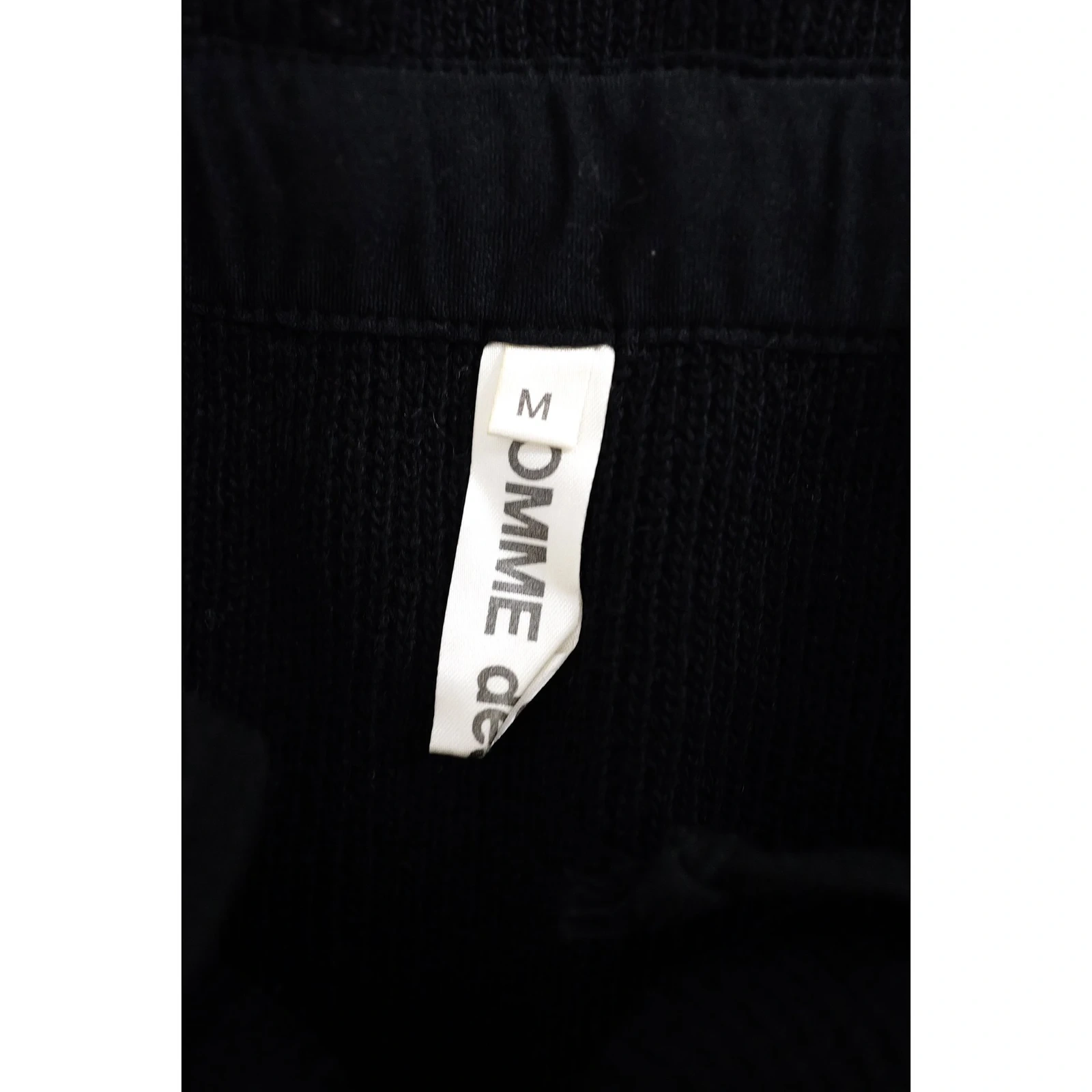 COMME DES GARÇONS Jupe longue en laine Noir vintage, passéist — photo 8