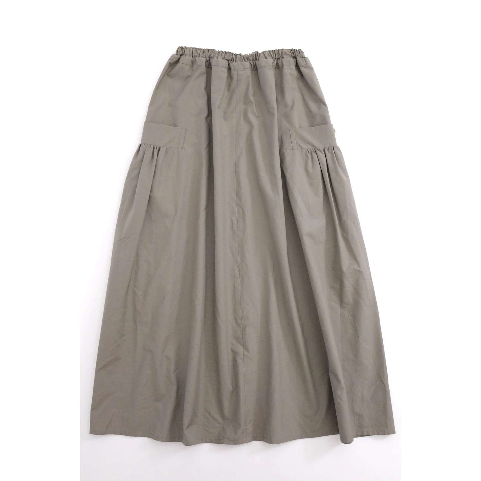 YOHJI YAMAMOTO Jupe longue en laine Beige vintage, passéist — photo 9