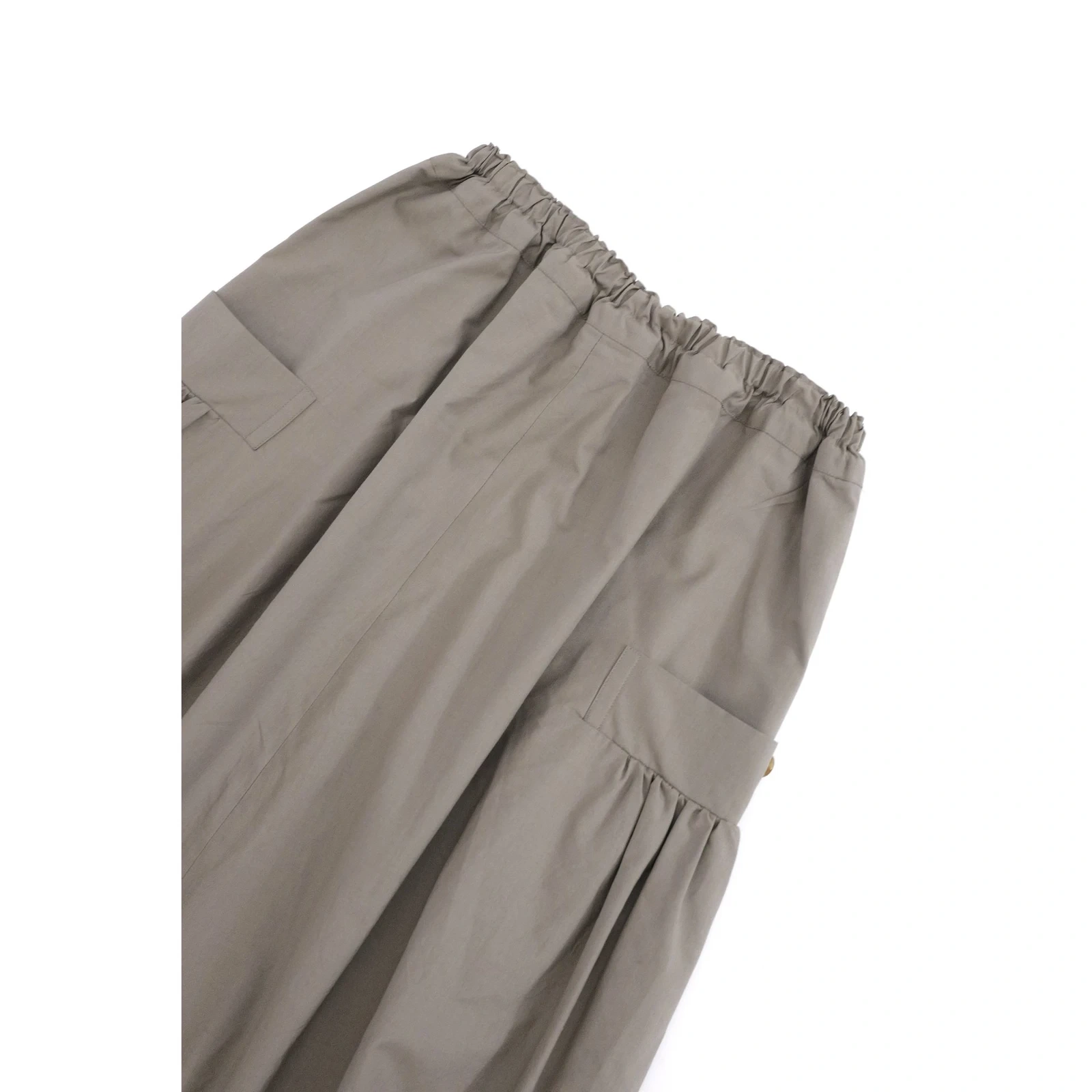 YOHJI YAMAMOTO Jupe longue en laine Beige vintage, passéist — photo 10