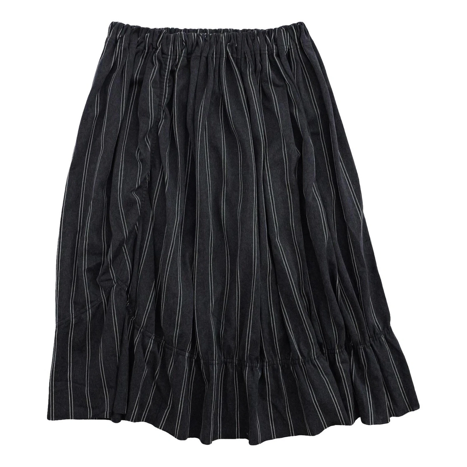 YOHJI YAMAMOTO Jupe mi-longue Anthracite vintage, passéist — photo 1