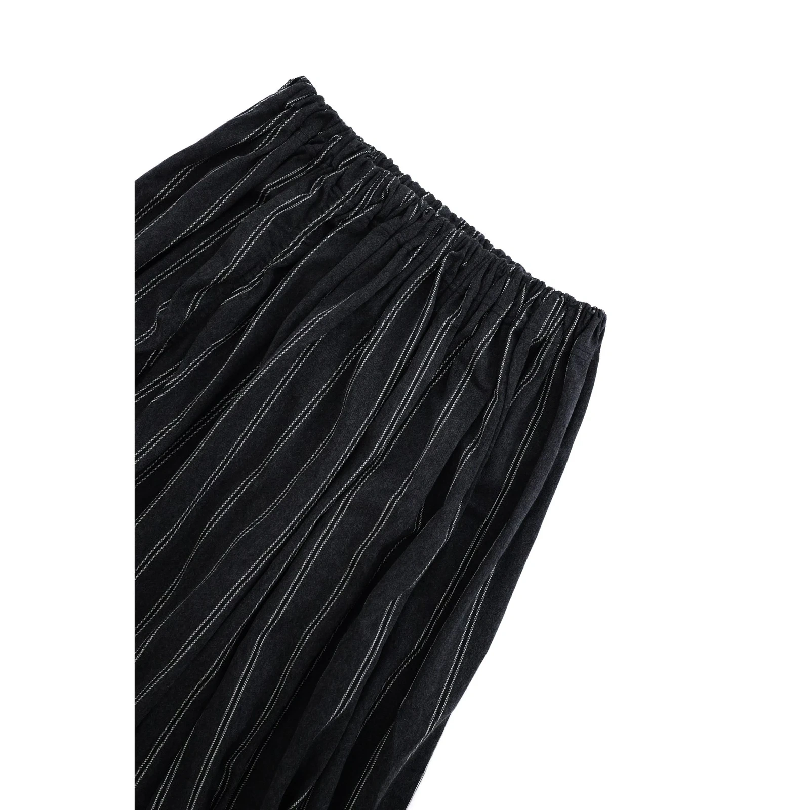 YOHJI YAMAMOTO Jupe mi-longue Anthracite vintage, passéist — photo 2