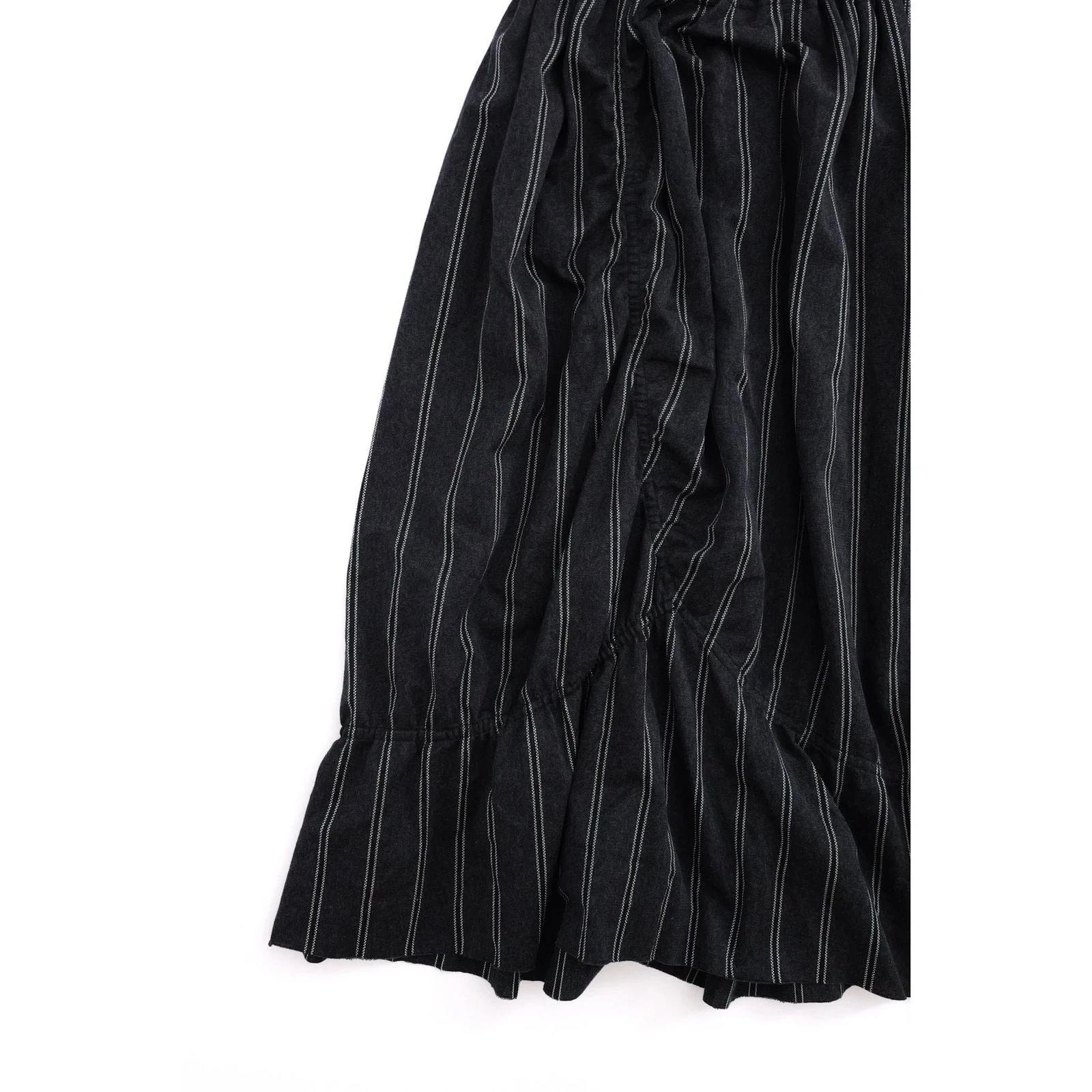 YOHJI YAMAMOTO Jupe mi-longue Anthracite vintage, passéist — photo 13