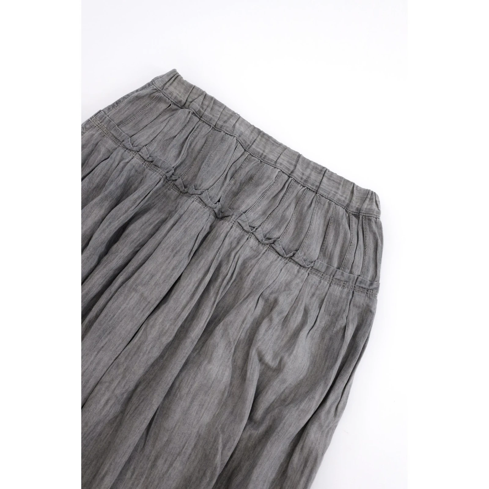 PLANTATION Jupe longue Gris vintage, passéist — photo 12