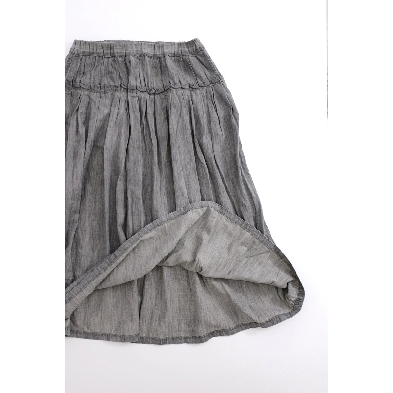 PLANTATION Jupe longue Gris vintage, passéist — photo 7