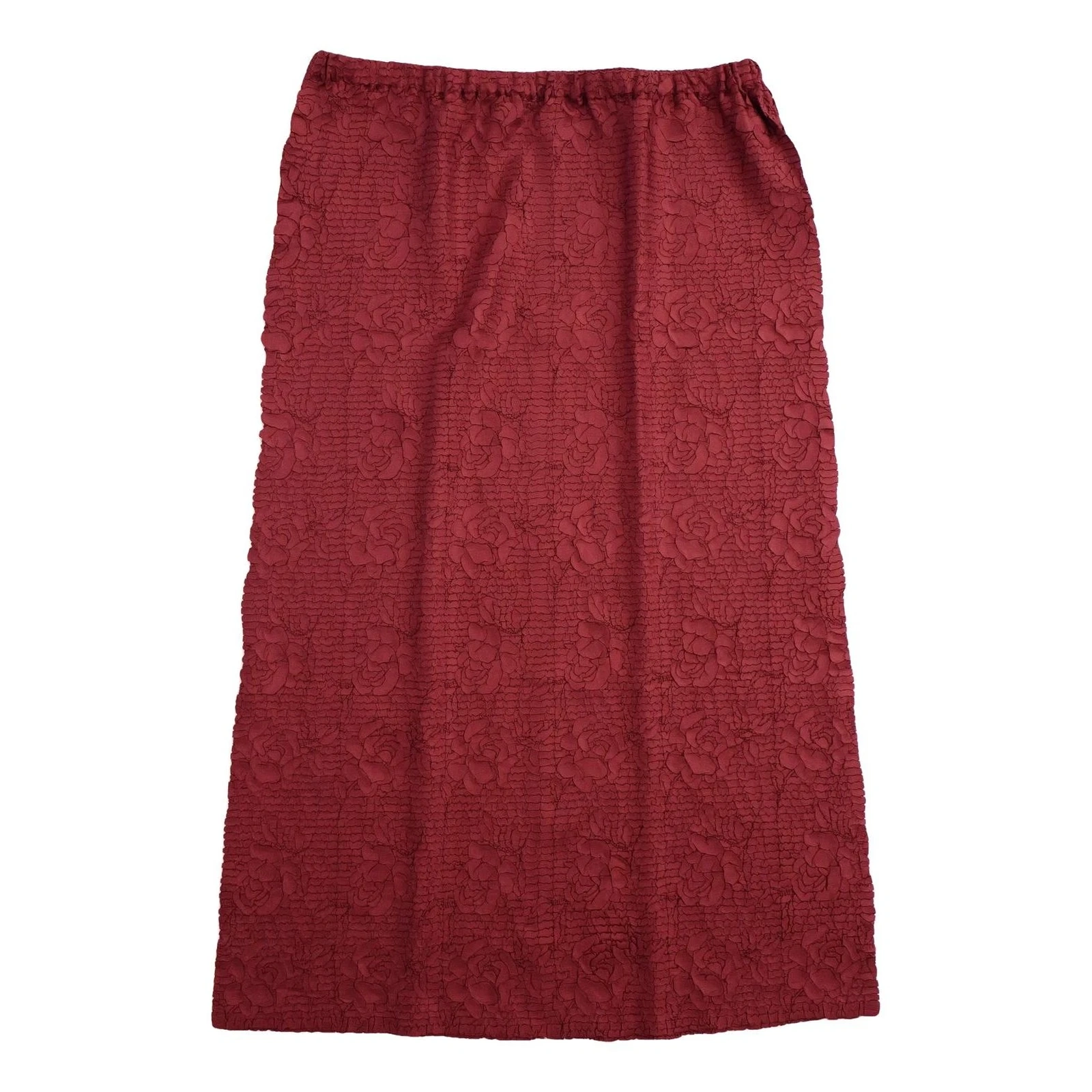 YOSHIKI HISHINUMA Jupe mi-longue Rouge vintage, passéist — photo 1