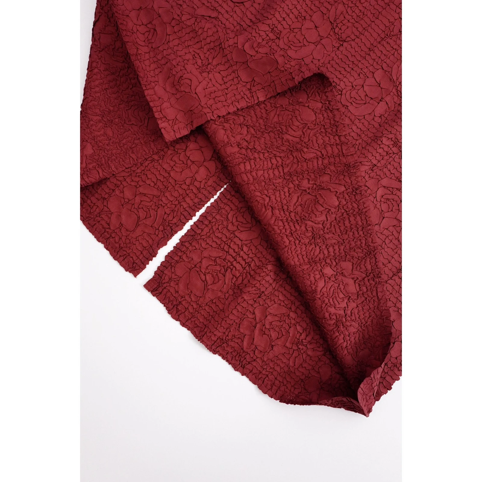 YOSHIKI HISHINUMA Jupe mi-longue Rouge vintage, passéist — photo 7