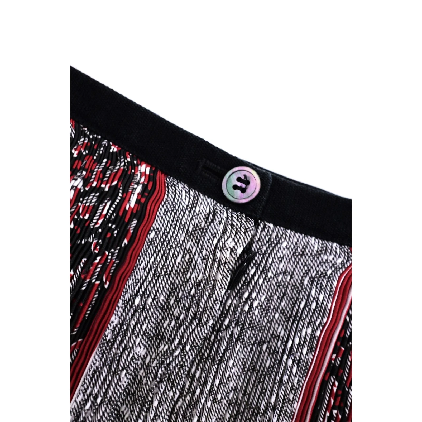 COMME DES GARÇONS Jupe mi-longue Multicolore vintage, passéist — photo 13