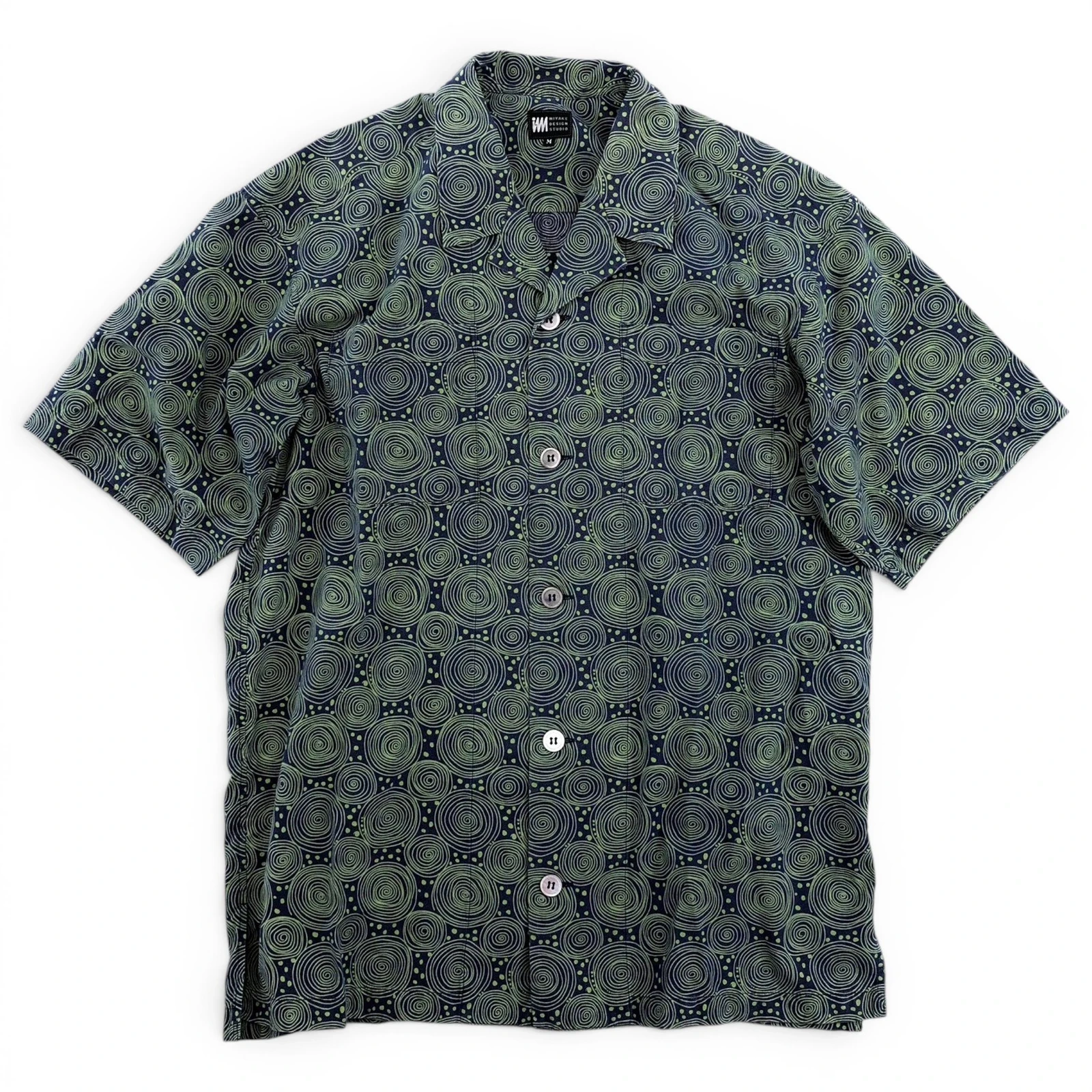 ISSEY MIYAKE Chemise Vert vintage, passéist — photo 1