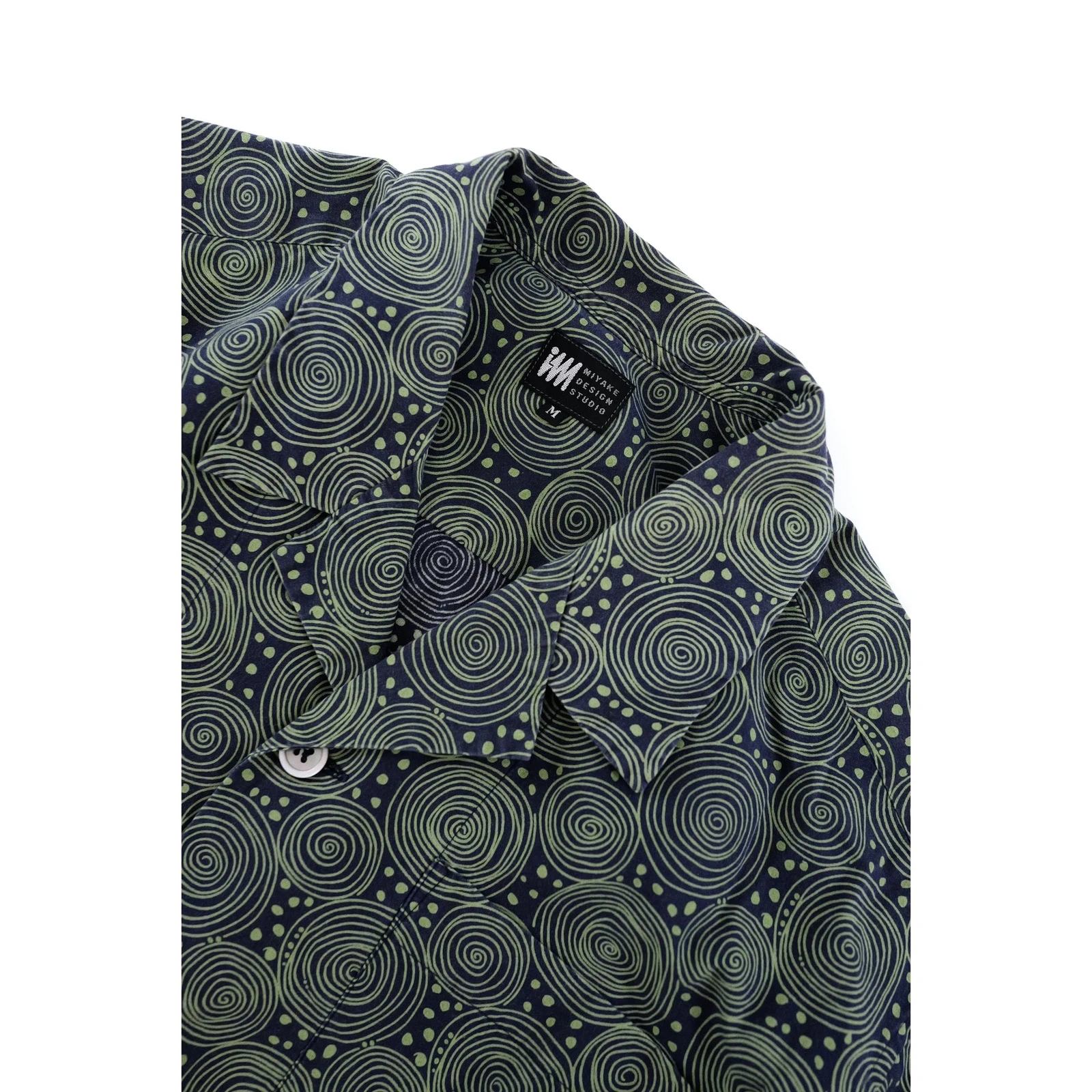 ISSEY MIYAKE Chemise Vert vintage, passéist — photo 4