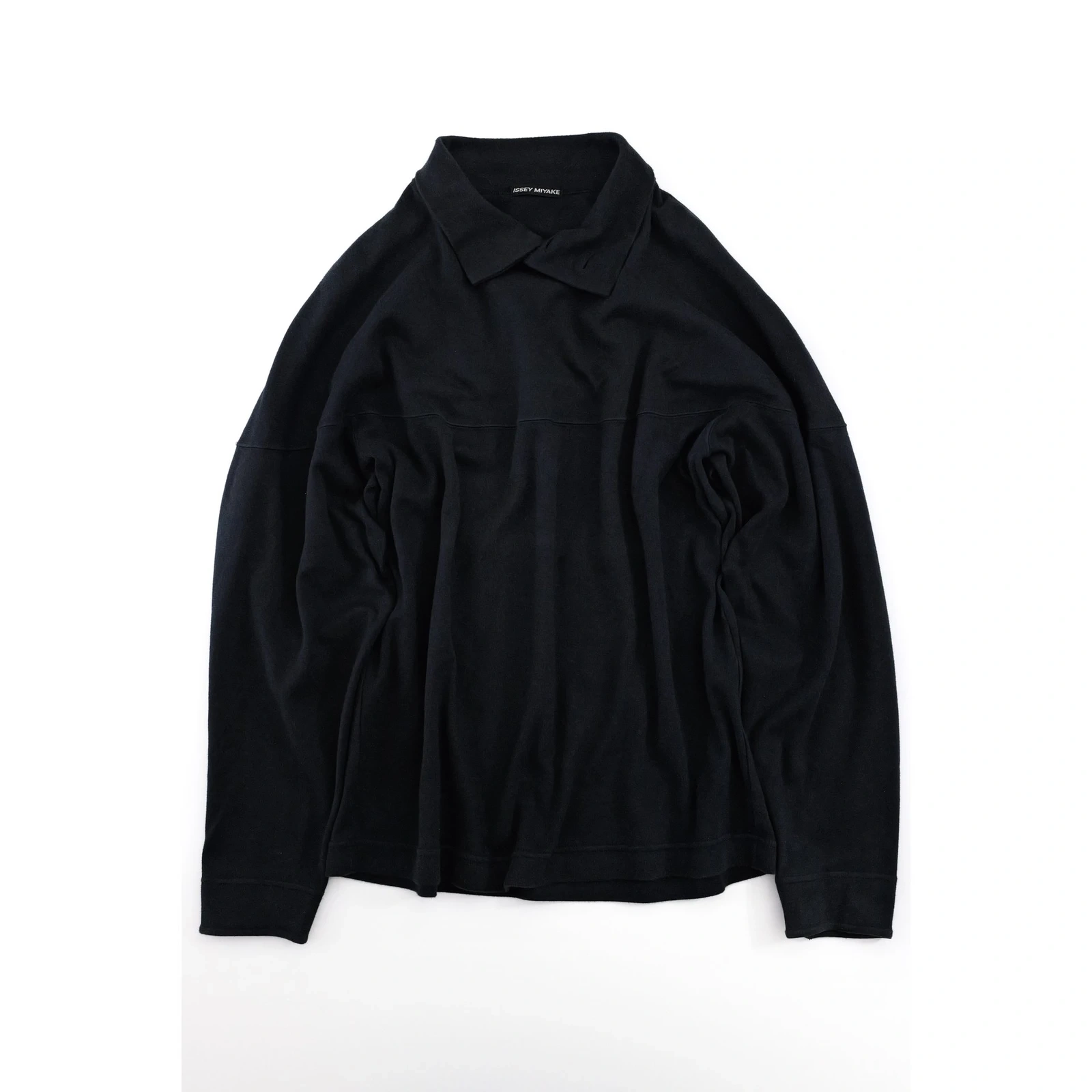 ISSEY MIYAKE Sweat Noir vintage, passéist — photo 5