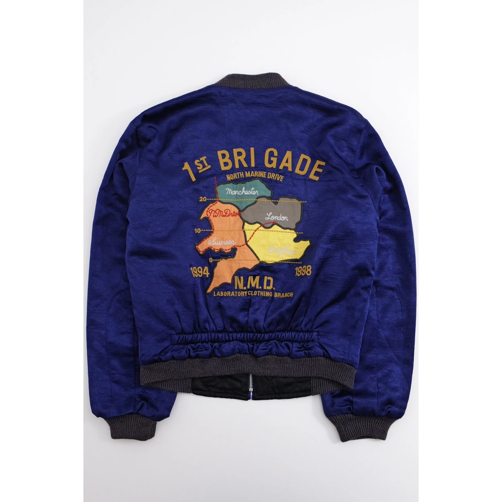 45RPM Veste Bleu vintage, passéist — photo 12