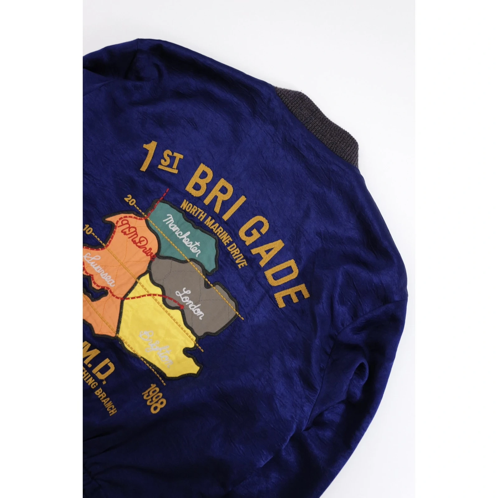 45RPM Veste Bleu vintage, passéist — photo 13