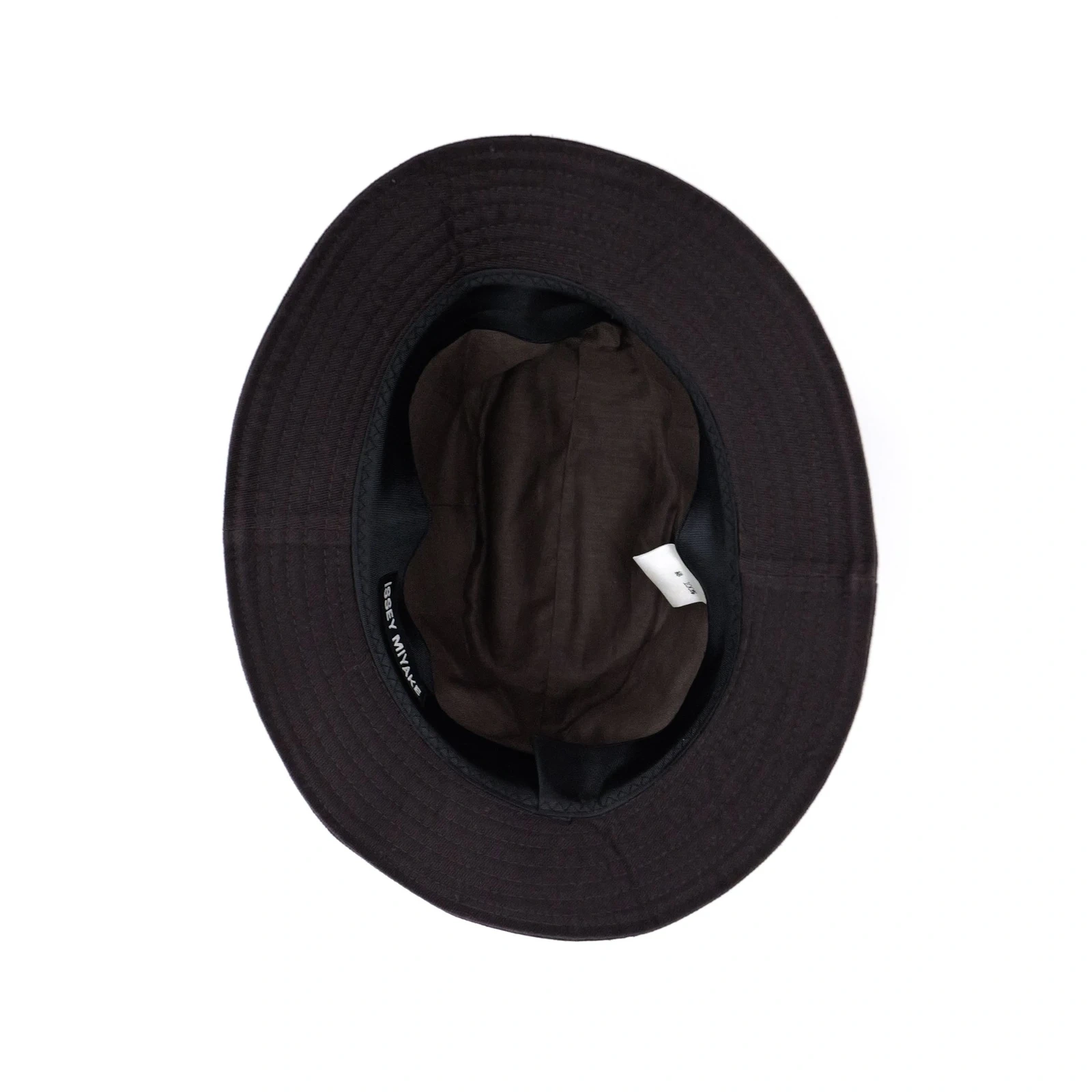 ISSEY MIYAKE Chapeau / bonnet Marron vintage, passéist — photo 7