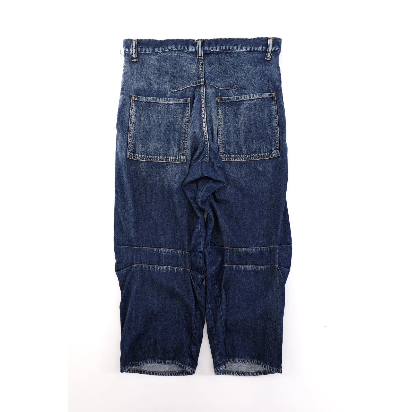 YOHJI YAMAMOTO Jean large Bleu vintage, passéist — photo 12
