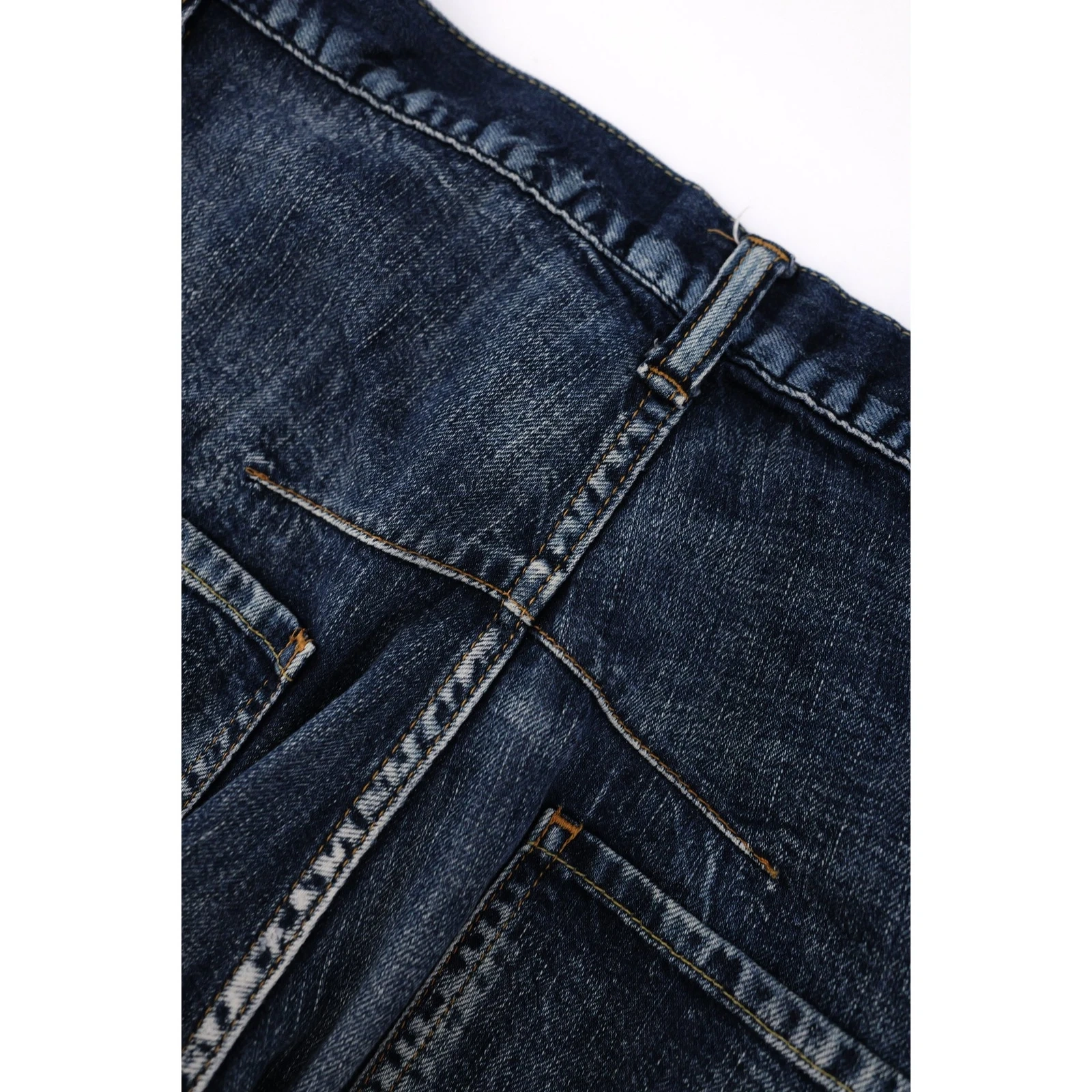 YOHJI YAMAMOTO Jean large Bleu vintage, passéist — photo 15