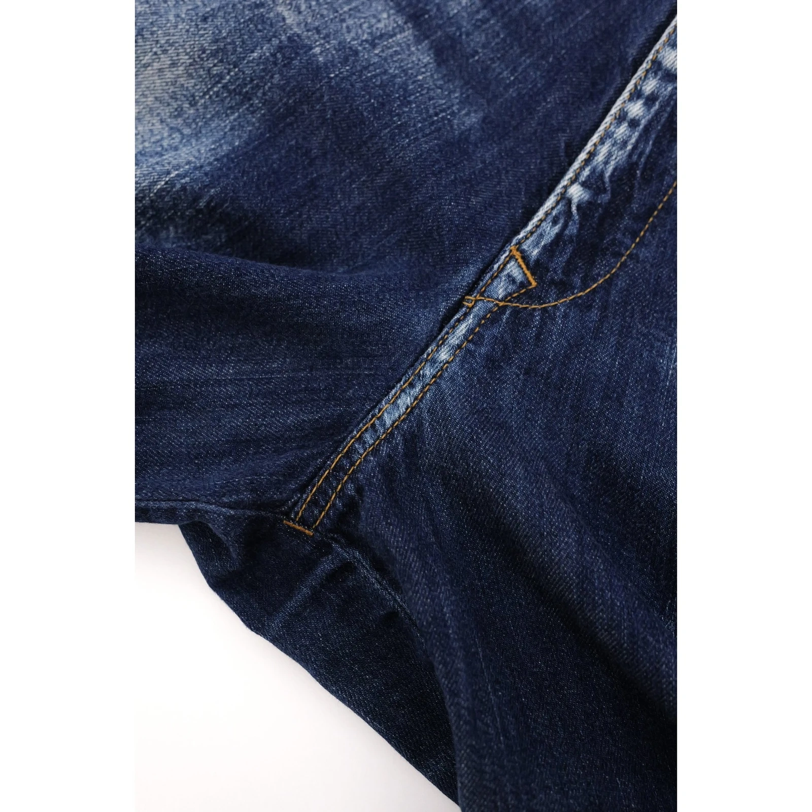 YOHJI YAMAMOTO Jean large Bleu vintage, passéist — photo 6