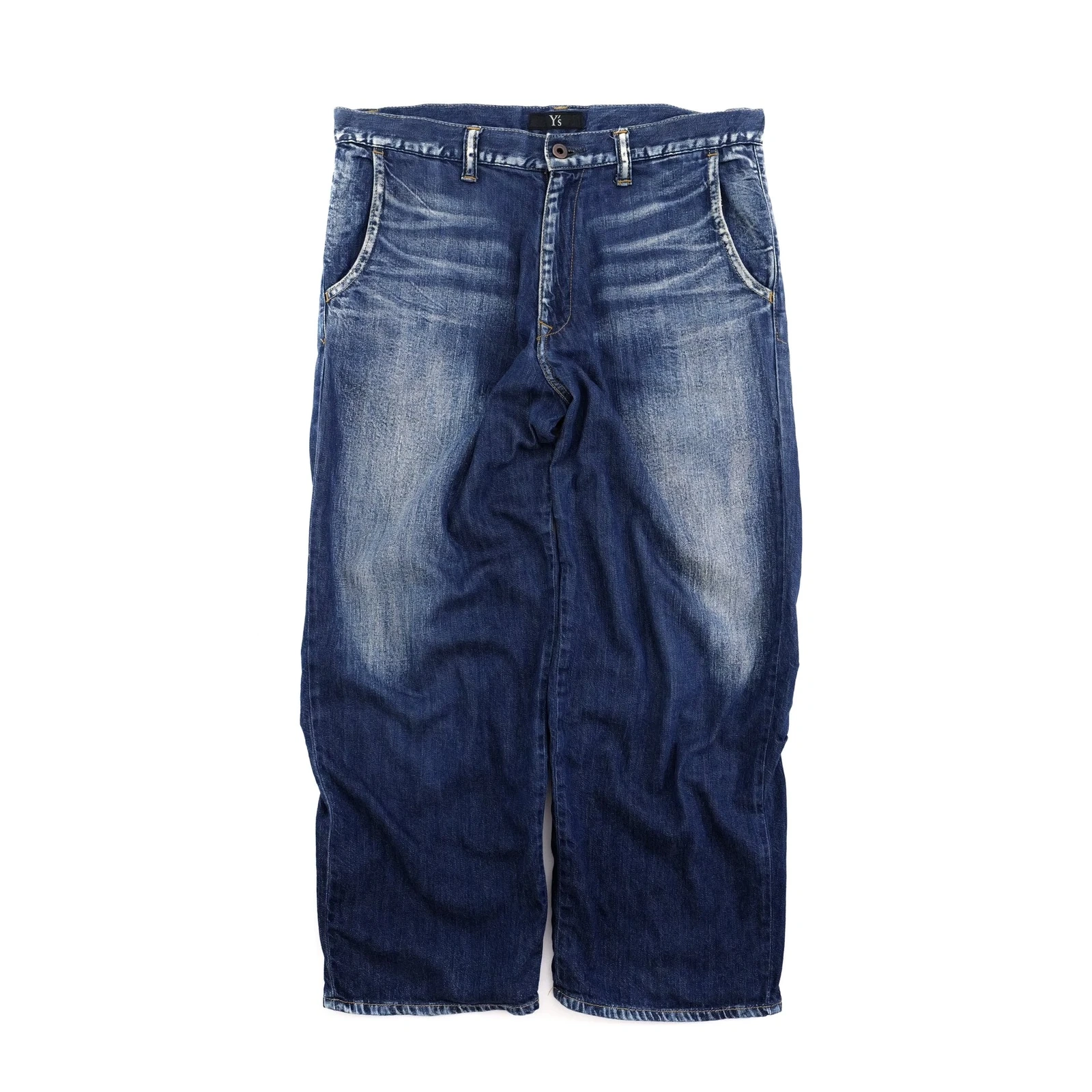 YOHJI YAMAMOTO Jean large Bleu vintage, passéist — photo 7