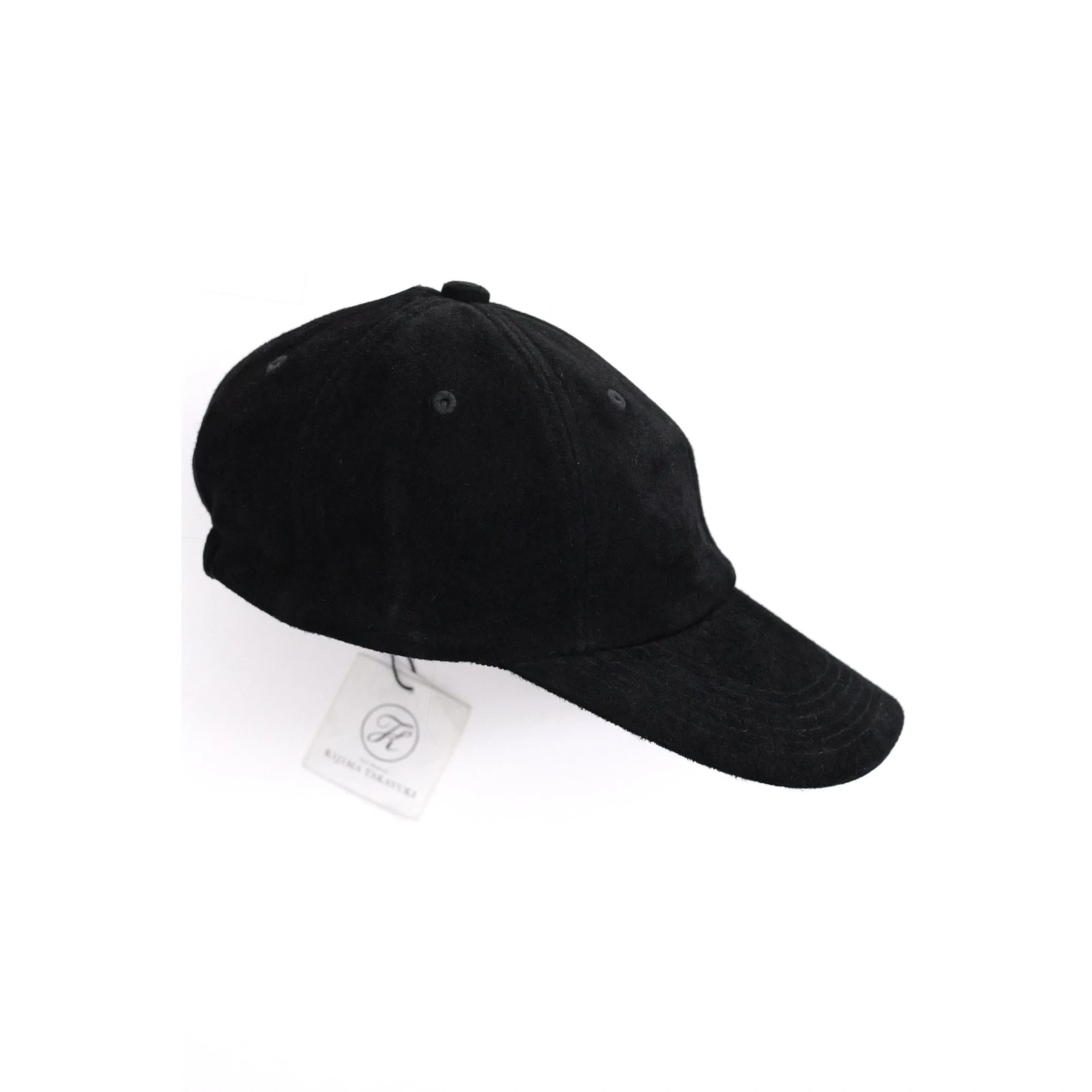 KIJIMA TAKAYUKI Chapeau / bonnet en cuir Noir vintage, passéist — photo 2