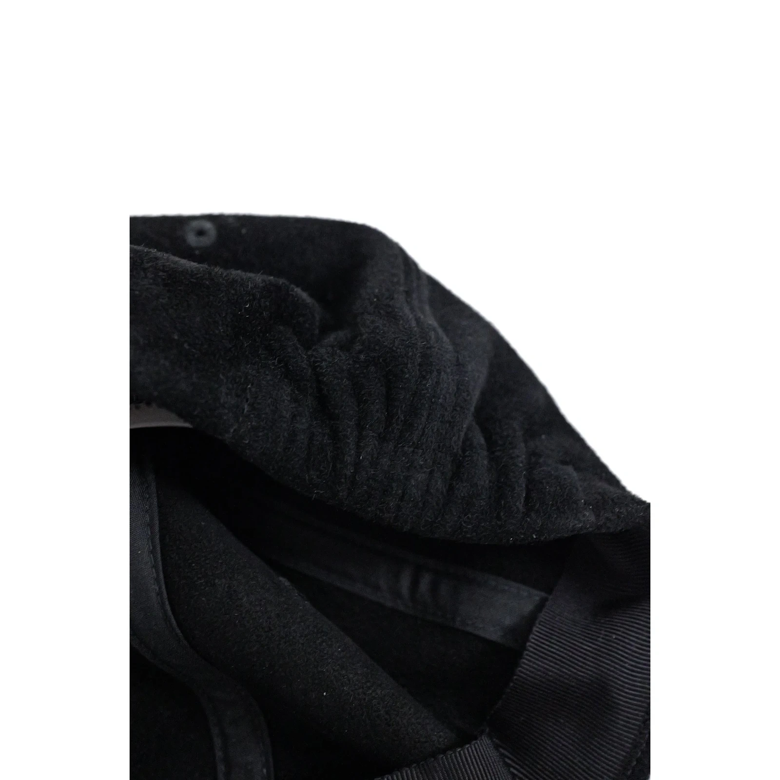 KIJIMA TAKAYUKI Chapeau / bonnet en cuir Noir vintage, passéist — photo 9