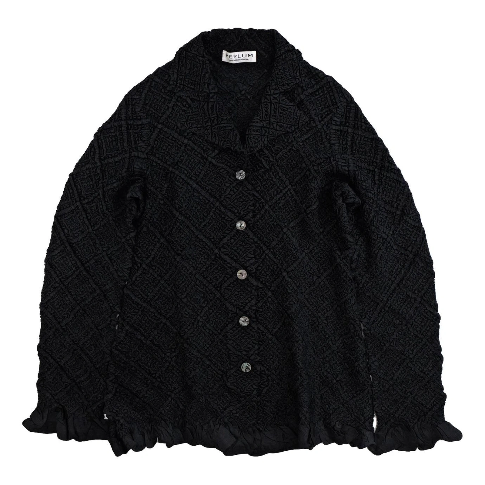 YOSHIKI HISHINUMA Blazer Noir vintage, passéist — photo 1