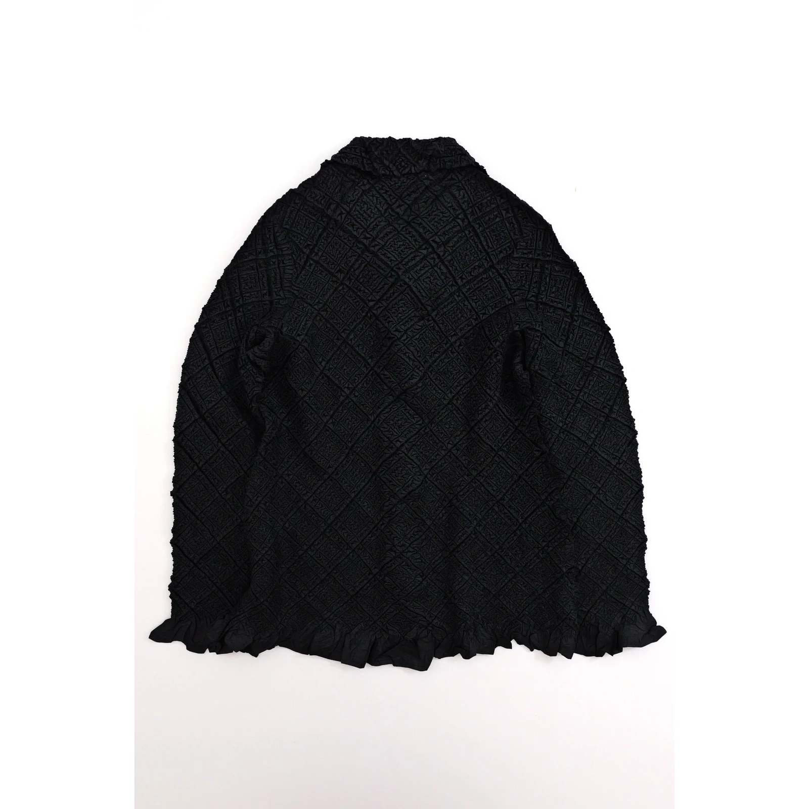 YOSHIKI HISHINUMA Blazer Noir vintage, passéist — photo 13