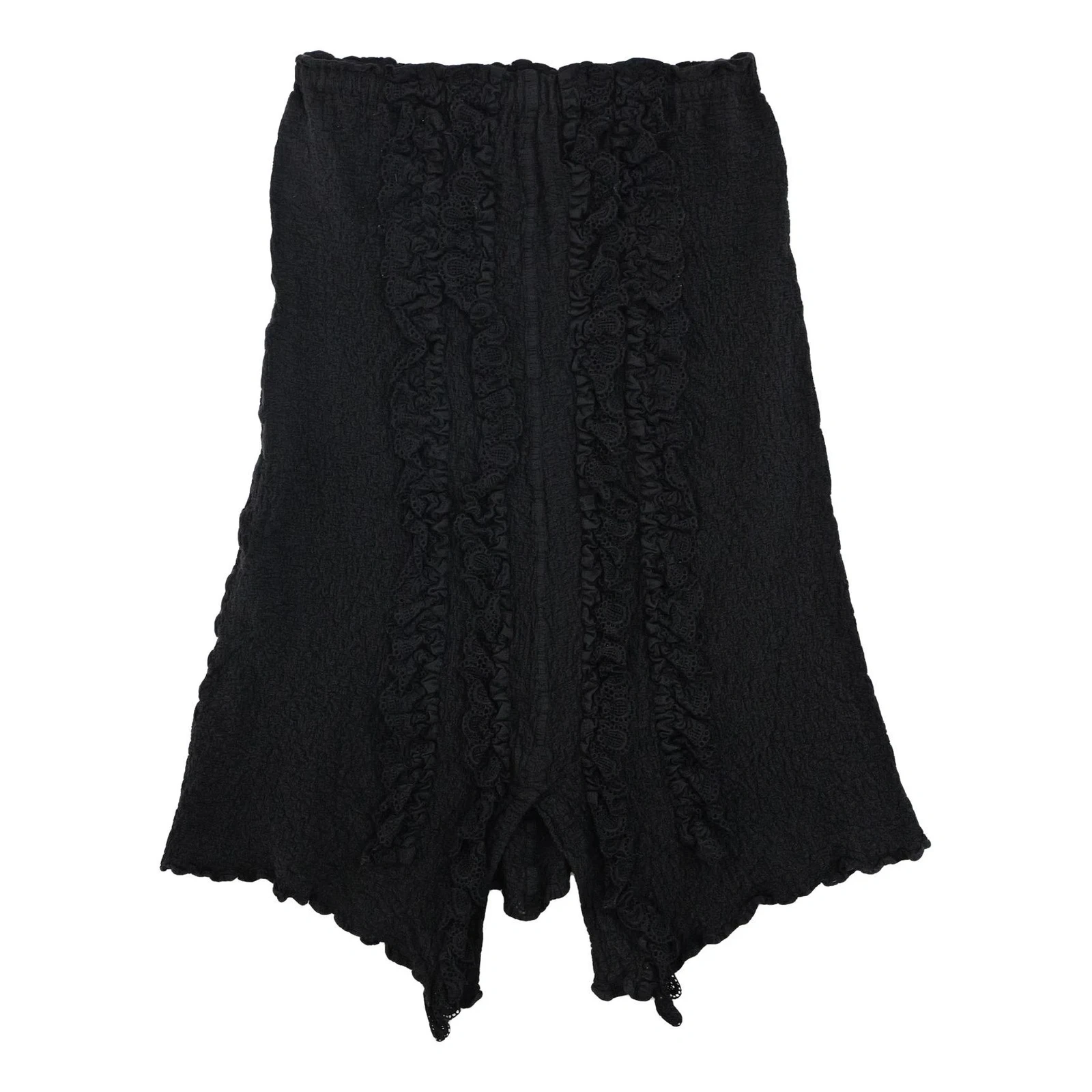 ISSEY MIYAKE Jupe mi-longue Noir vintage, passéist — photo 1