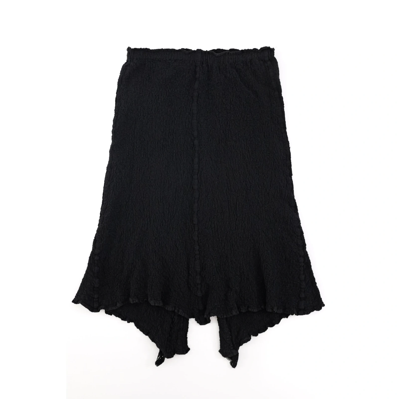 ISSEY MIYAKE Jupe mi-longue Noir vintage, passéist — photo 13