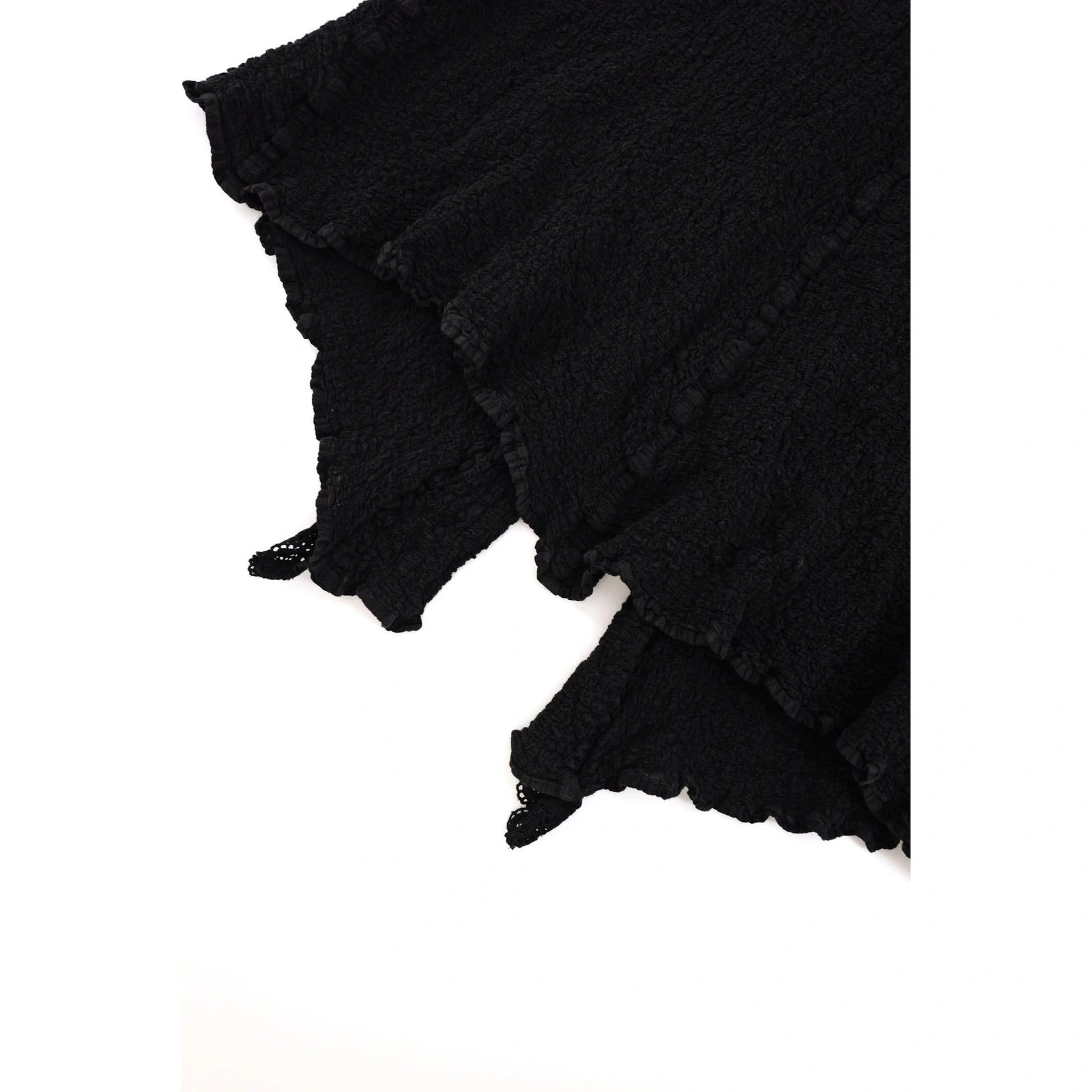 ISSEY MIYAKE Jupe mi-longue Noir vintage, passéist — photo 15