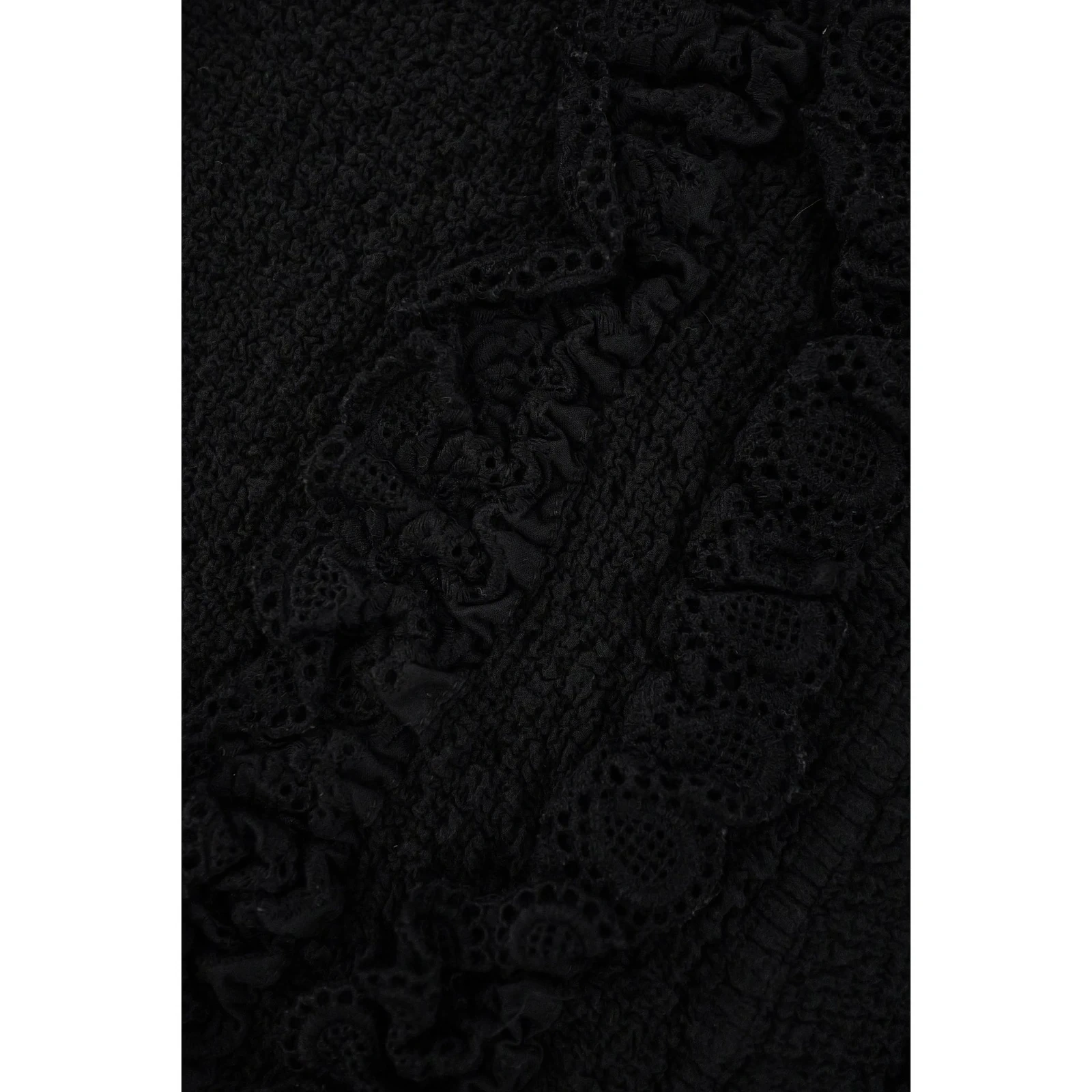 ISSEY MIYAKE Jupe mi-longue Noir vintage, passéist — photo 6