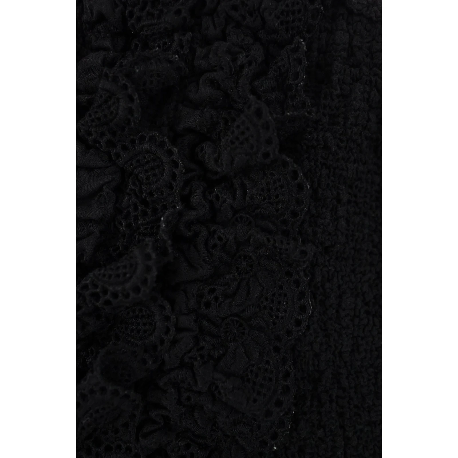 ISSEY MIYAKE Jupe mi-longue Noir vintage, passéist — photo 7