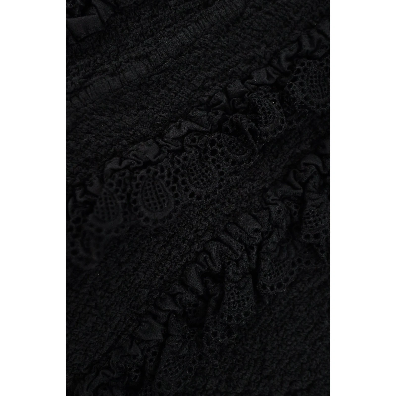 ISSEY MIYAKE Jupe mi-longue Noir vintage, passéist — photo 8