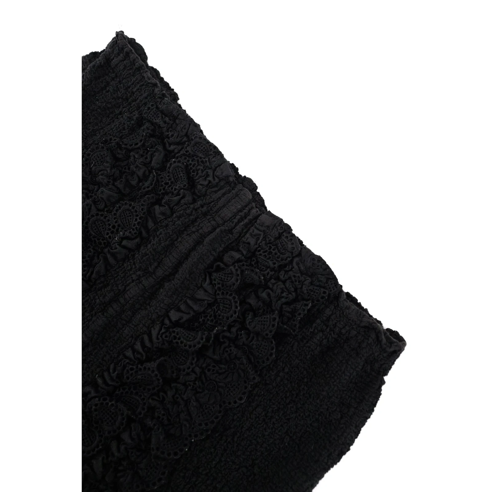 ISSEY MIYAKE Jupe mi-longue Noir vintage, passéist — photo 9